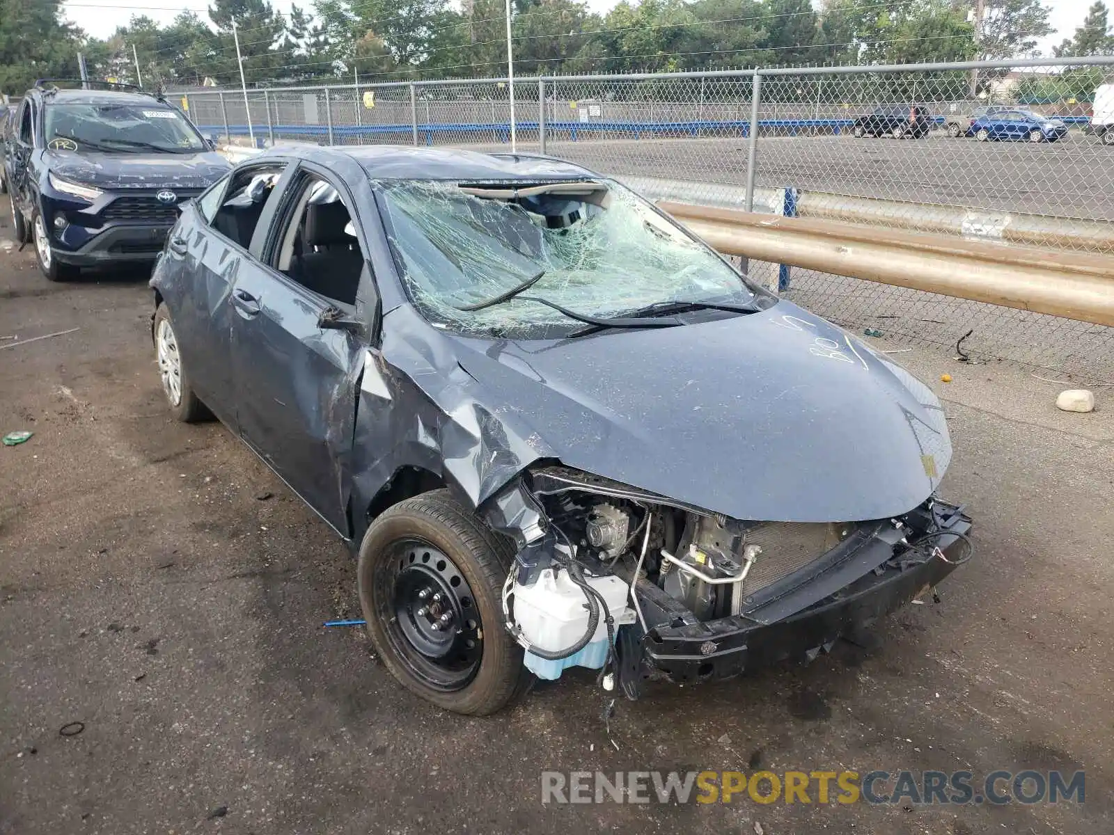 9 Photograph of a damaged car 2T1BURHE7KC237191 TOYOTA COROLLA 2019