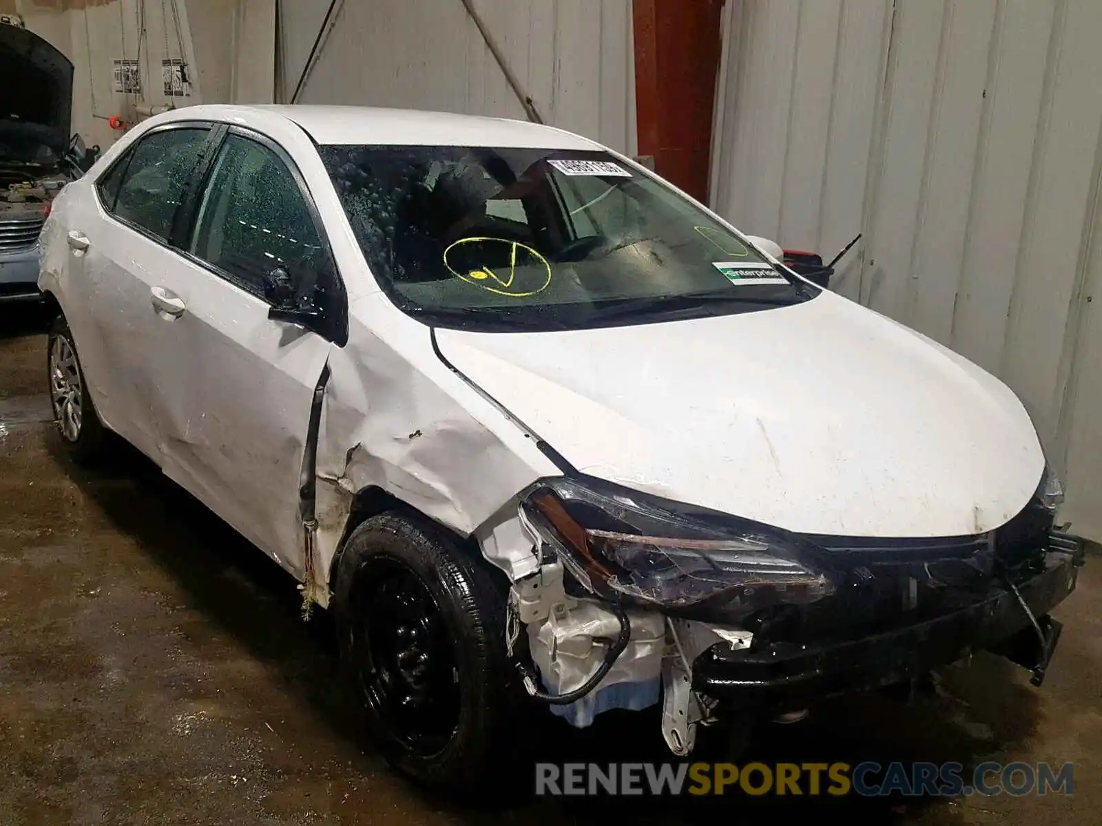 1 Photograph of a damaged car 2T1BURHE7KC237367 TOYOTA COROLLA 2019