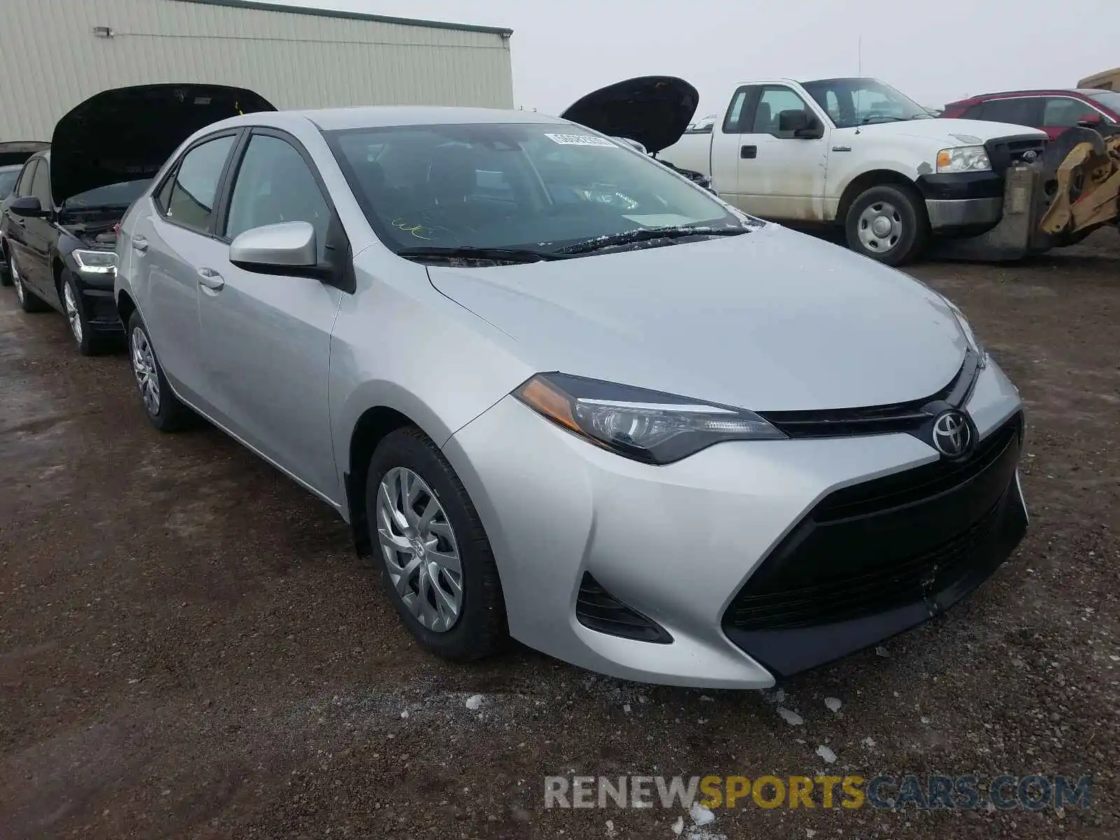 1 Photograph of a damaged car 2T1BURHE7KC237532 TOYOTA COROLLA 2019