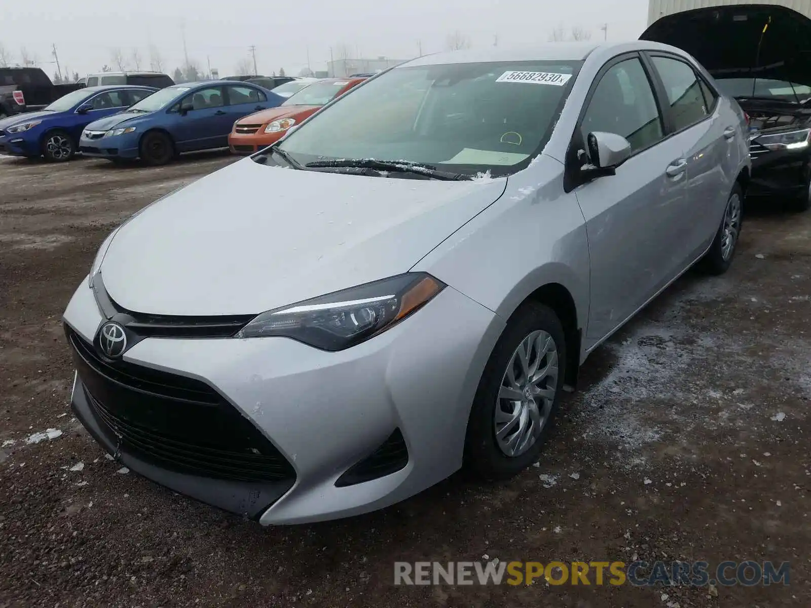 2 Photograph of a damaged car 2T1BURHE7KC237532 TOYOTA COROLLA 2019