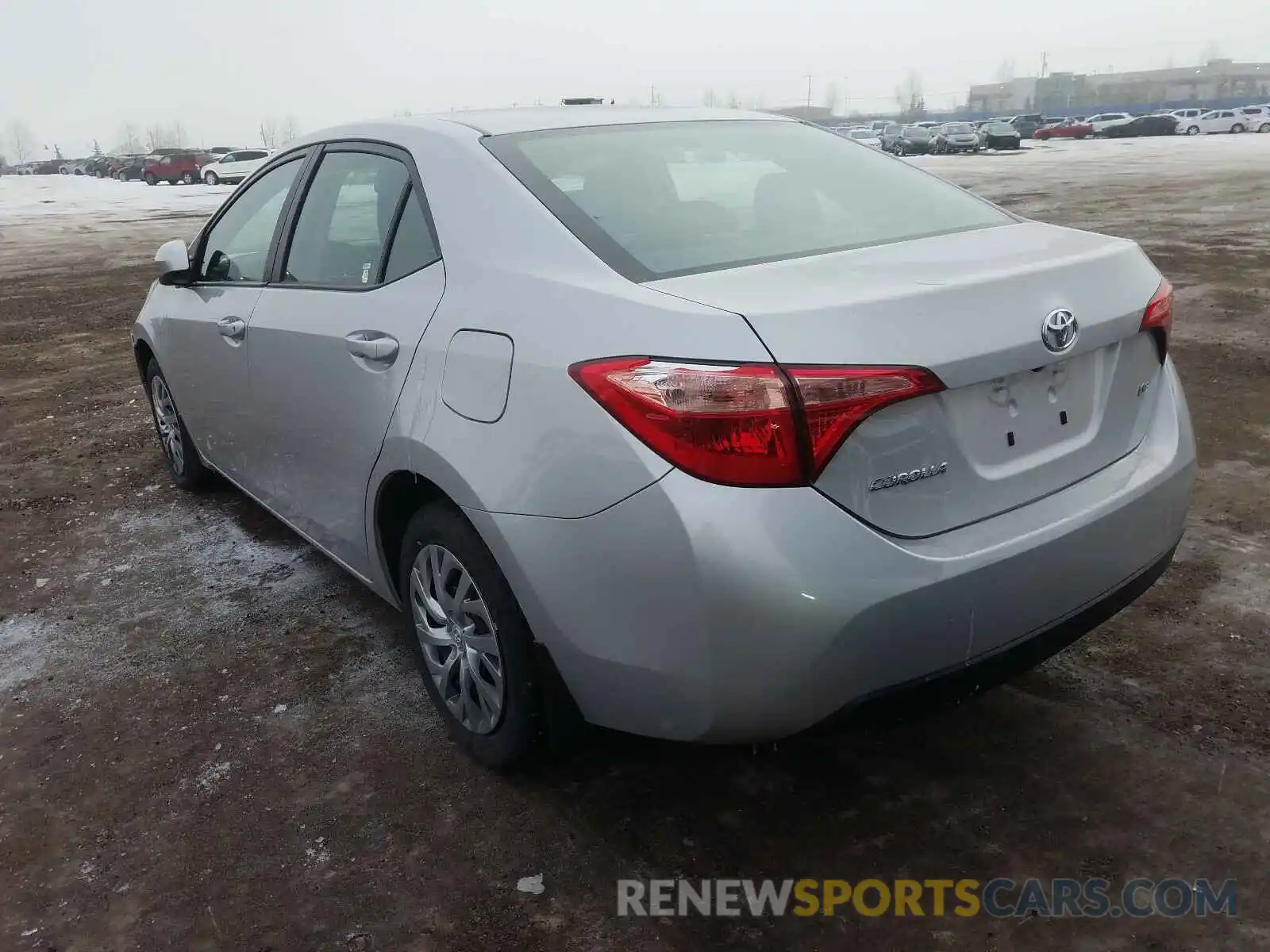 3 Photograph of a damaged car 2T1BURHE7KC237532 TOYOTA COROLLA 2019