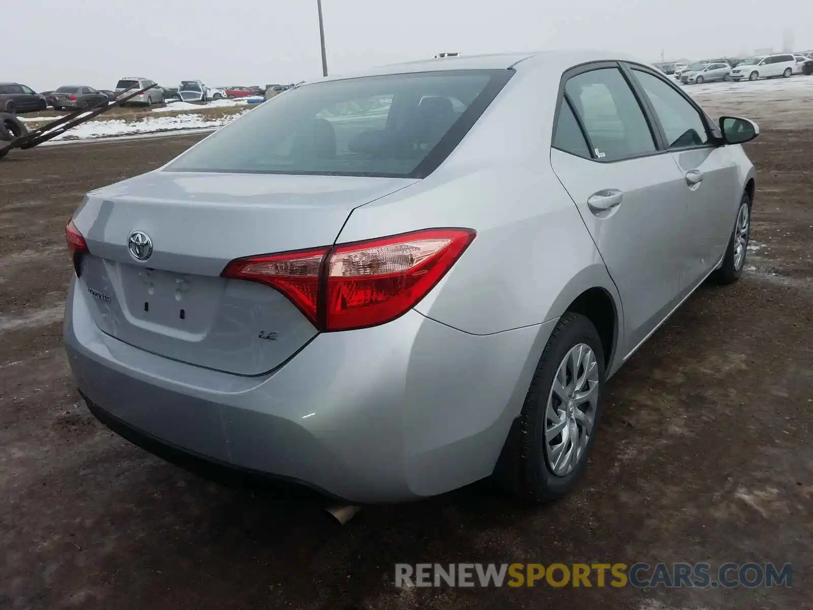 4 Photograph of a damaged car 2T1BURHE7KC237532 TOYOTA COROLLA 2019