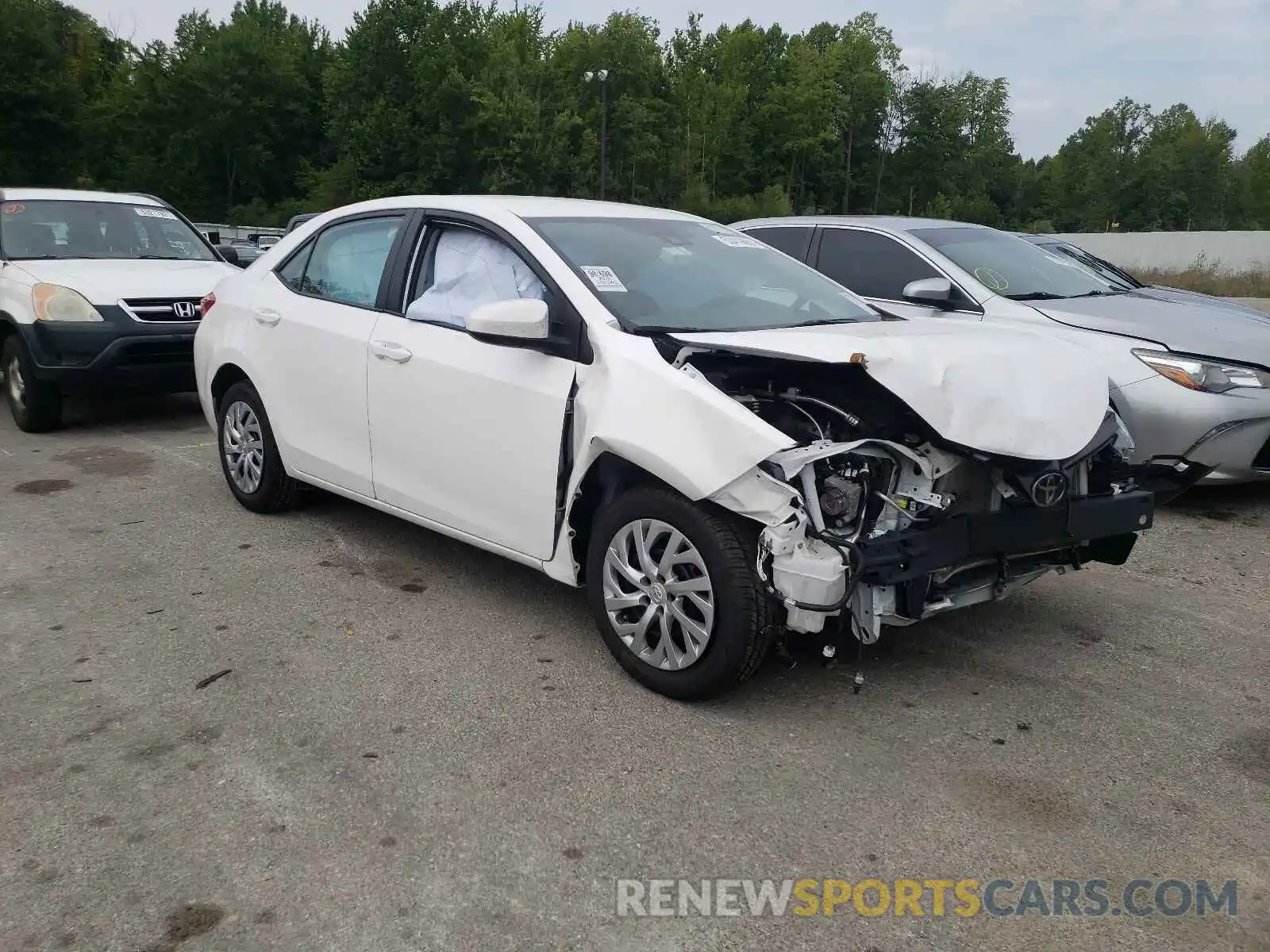 1 Photograph of a damaged car 2T1BURHE7KC237689 TOYOTA COROLLA 2019