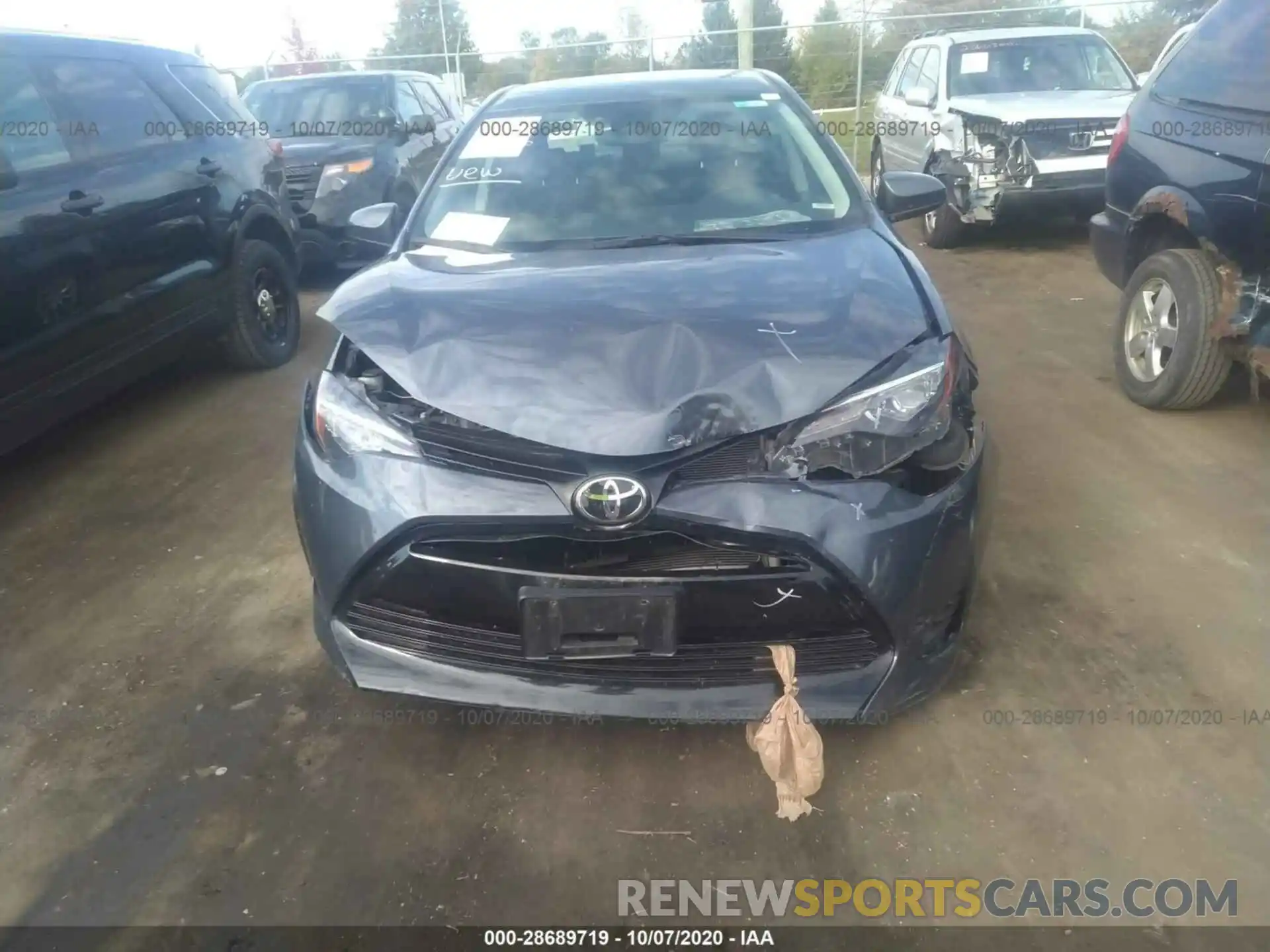 6 Photograph of a damaged car 2T1BURHE7KC237756 TOYOTA COROLLA 2019