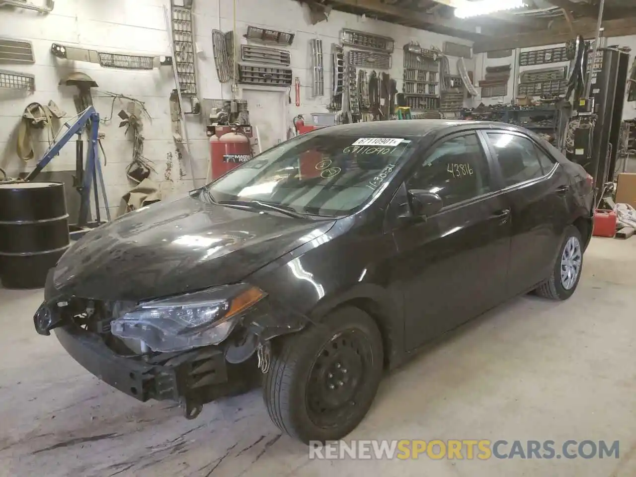 2 Photograph of a damaged car 2T1BURHE7KC237823 TOYOTA COROLLA 2019