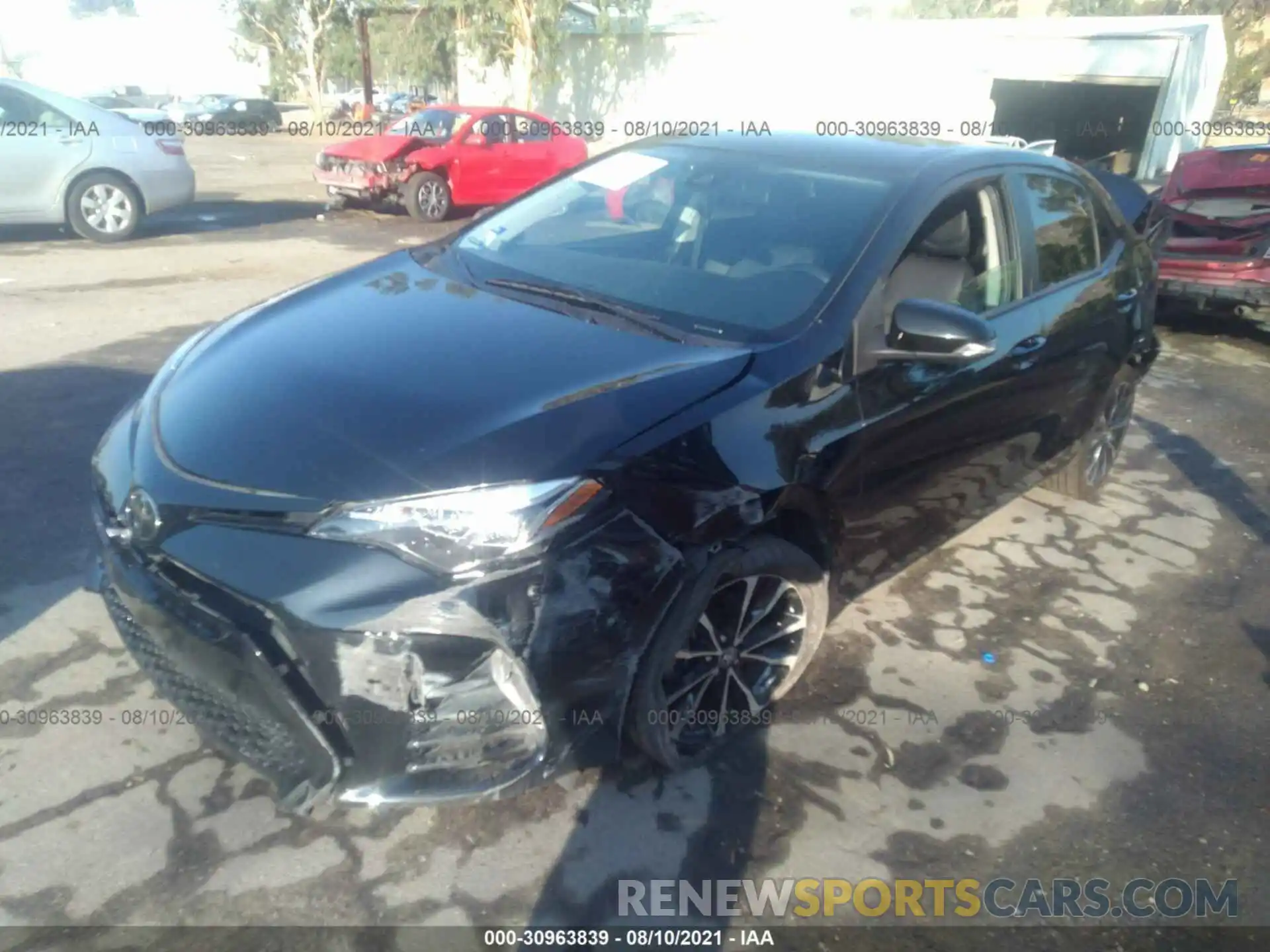 2 Photograph of a damaged car 2T1BURHE7KC238020 TOYOTA COROLLA 2019