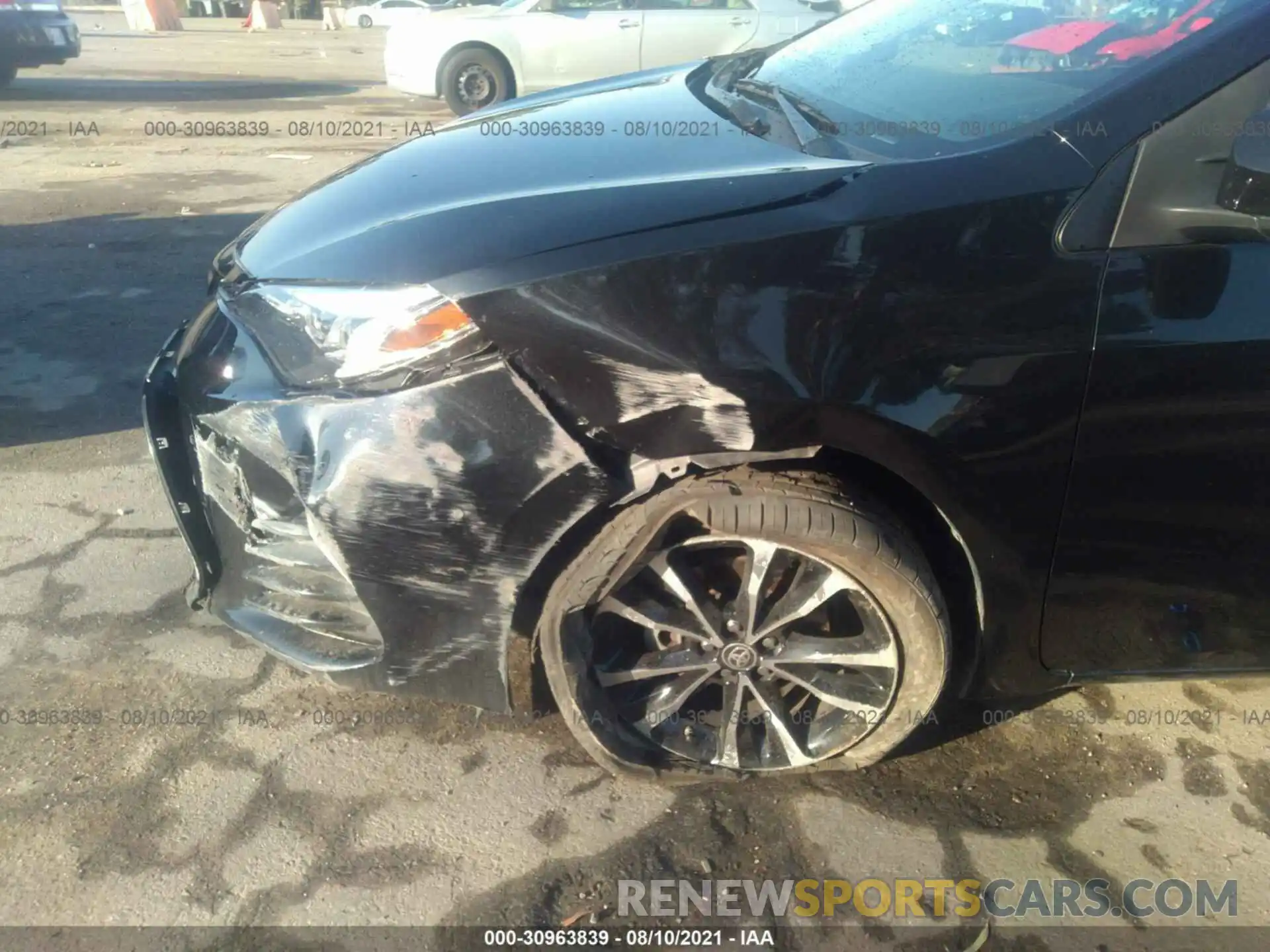 6 Photograph of a damaged car 2T1BURHE7KC238020 TOYOTA COROLLA 2019