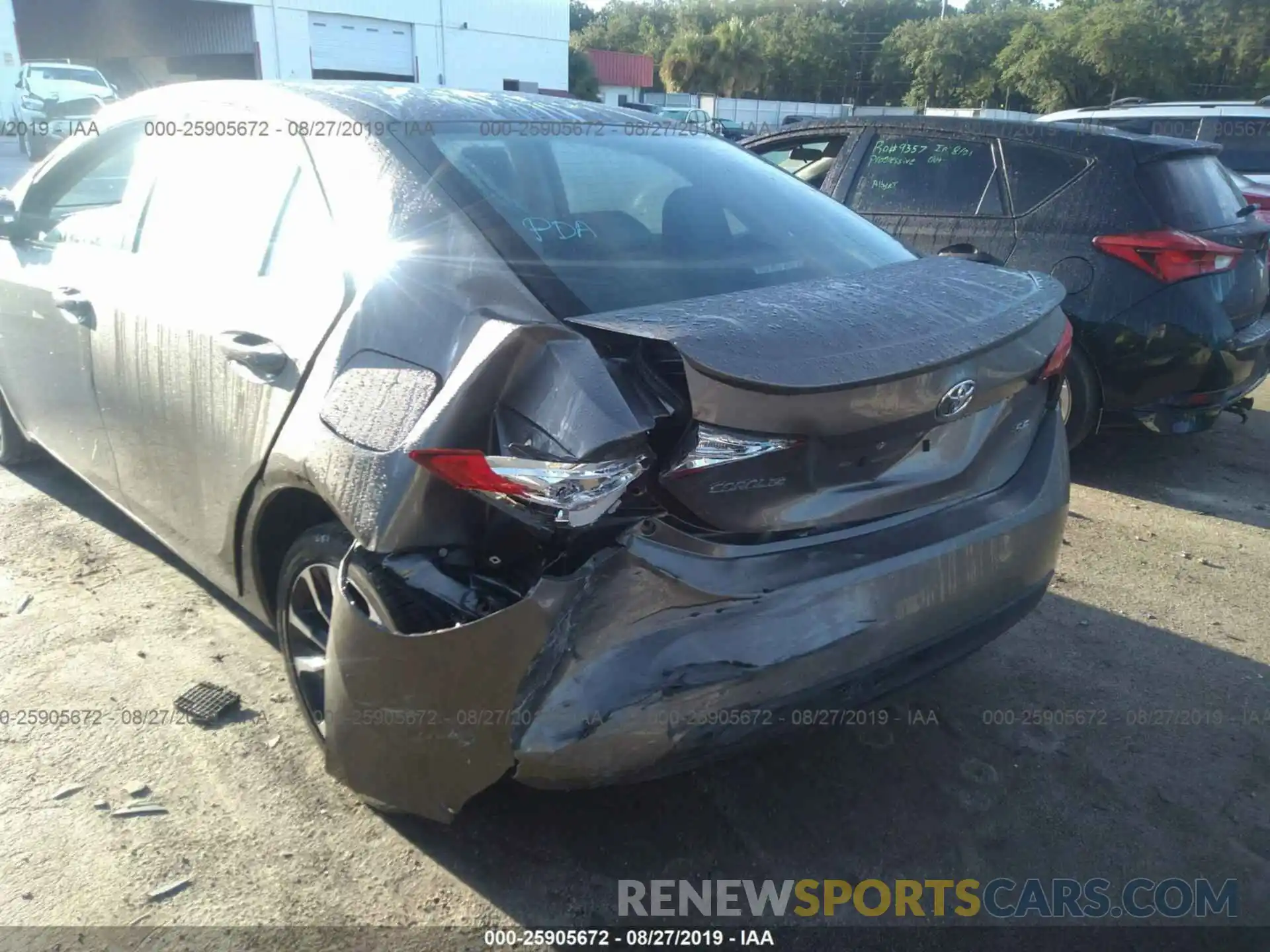 6 Photograph of a damaged car 2T1BURHE7KC238261 TOYOTA COROLLA 2019