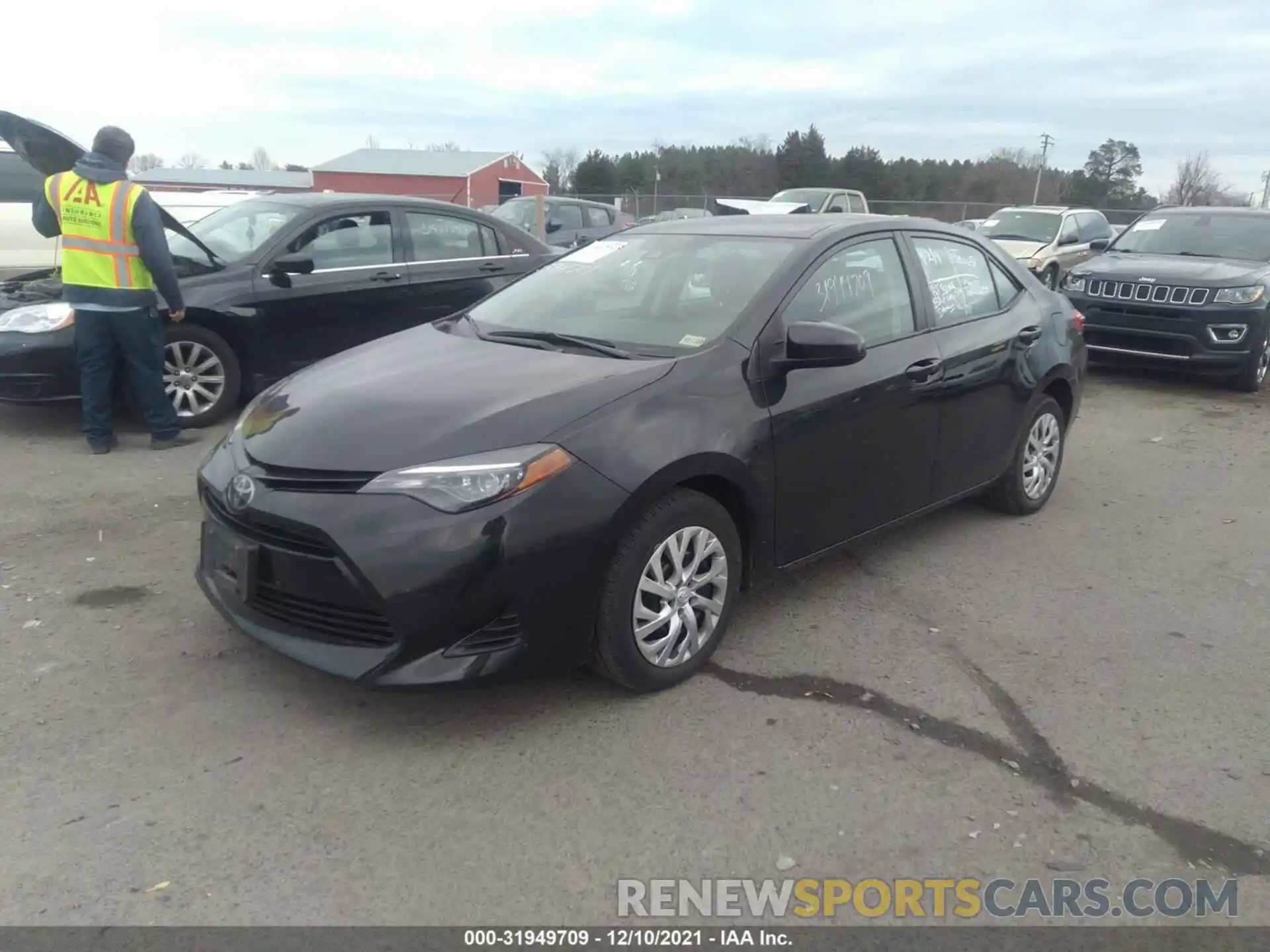 2 Photograph of a damaged car 2T1BURHE7KC238325 TOYOTA COROLLA 2019