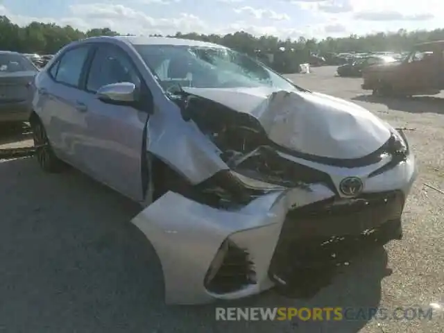 1 Photograph of a damaged car 2T1BURHE7KC238373 TOYOTA COROLLA 2019