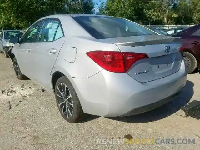 3 Photograph of a damaged car 2T1BURHE7KC238373 TOYOTA COROLLA 2019