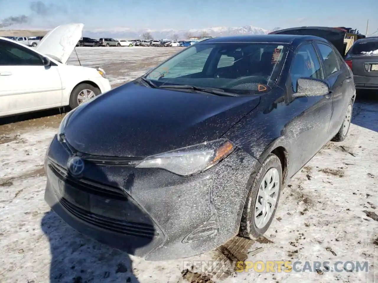 2 Photograph of a damaged car 2T1BURHE7KC238468 TOYOTA COROLLA 2019