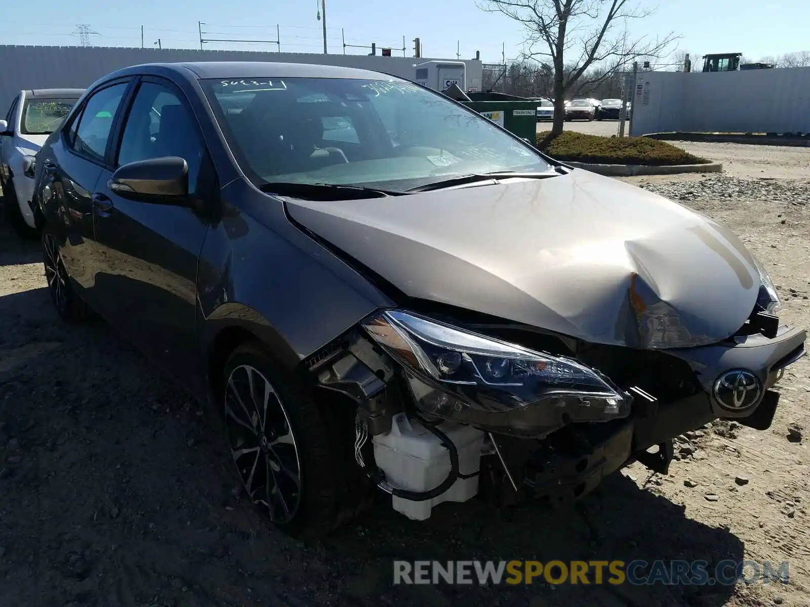 1 Photograph of a damaged car 2T1BURHE7KC239006 TOYOTA COROLLA 2019