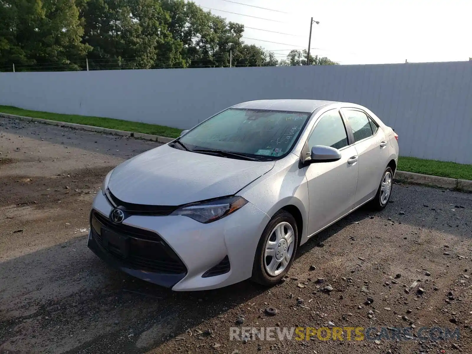 2 Photograph of a damaged car 2T1BURHE7KC239250 TOYOTA COROLLA 2019