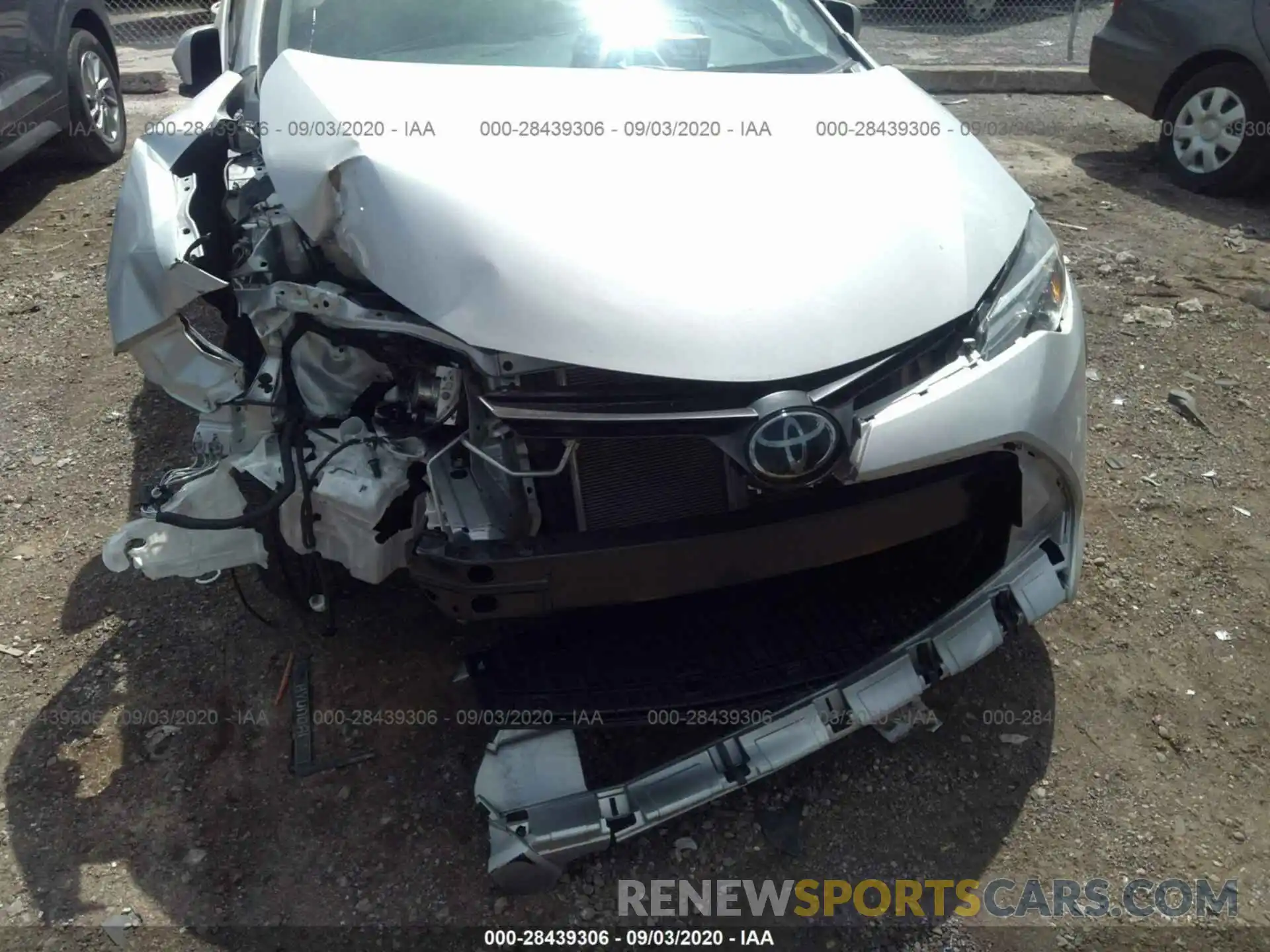 6 Фотография поврежденного автомобиля 2T1BURHE7KC240351 TOYOTA COROLLA 2019