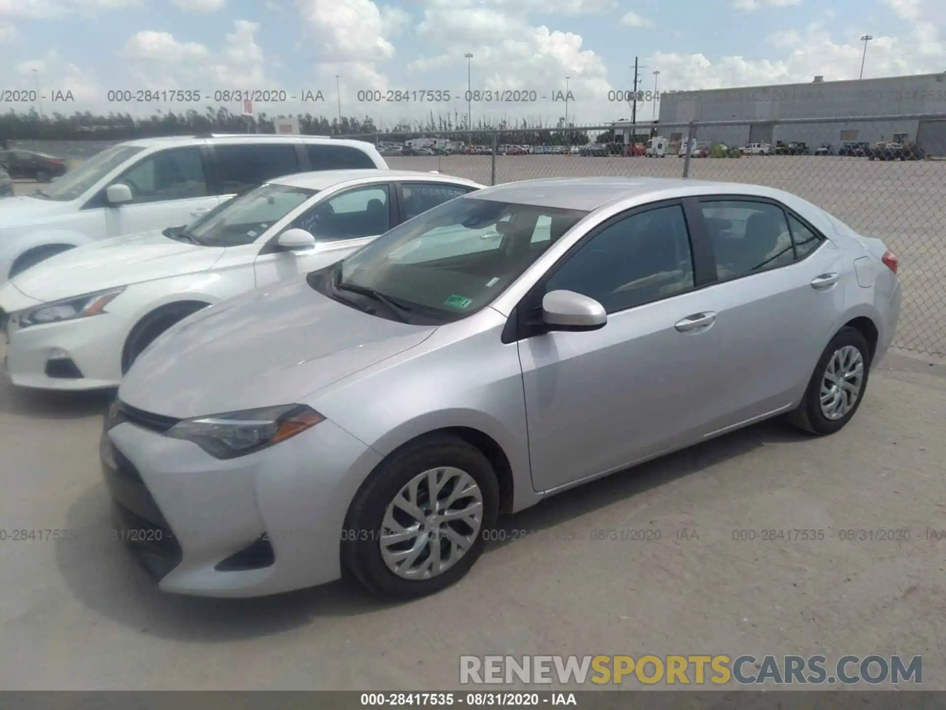 2 Photograph of a damaged car 2T1BURHE7KC240673 TOYOTA COROLLA 2019