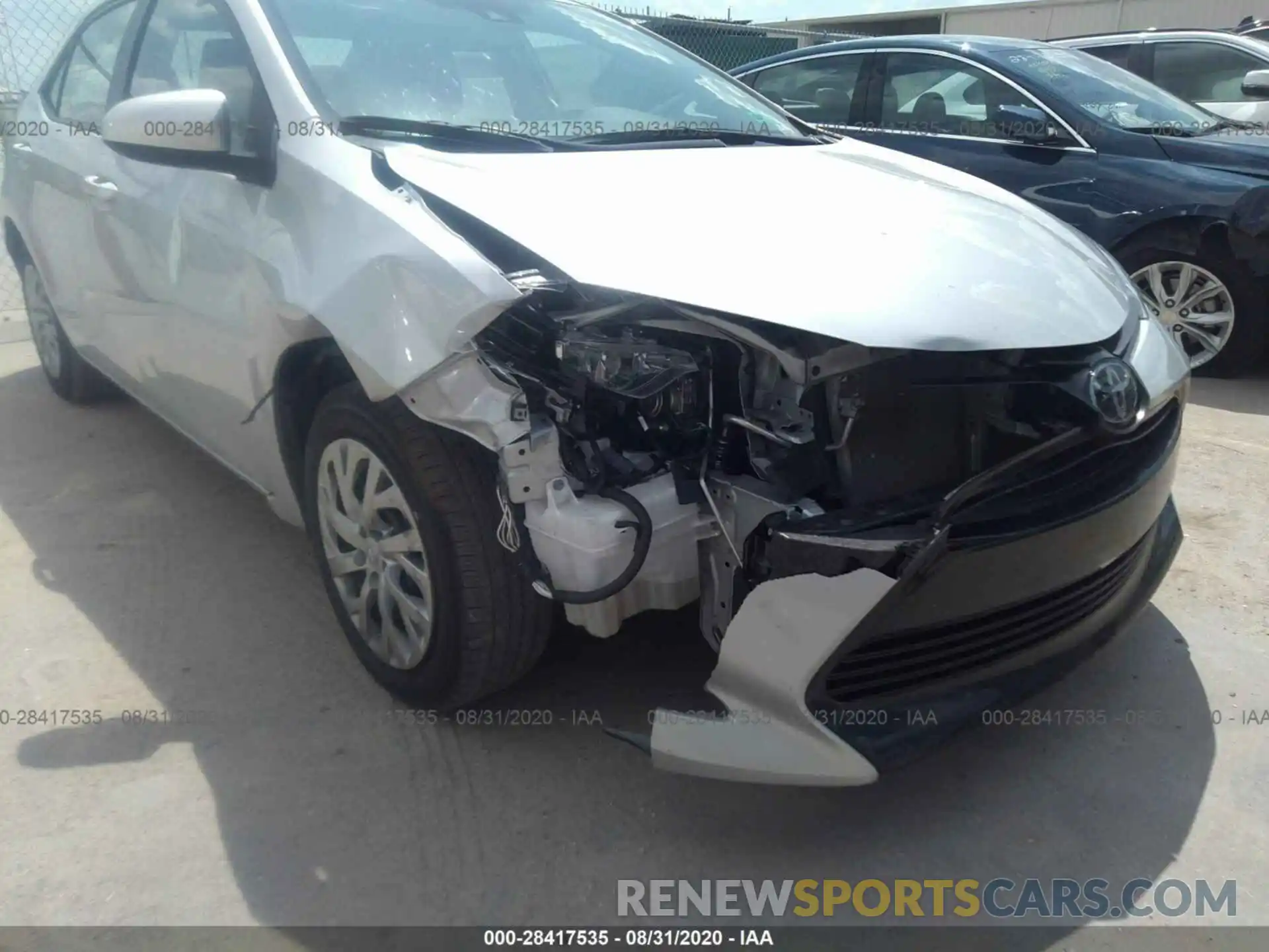 6 Photograph of a damaged car 2T1BURHE7KC240673 TOYOTA COROLLA 2019