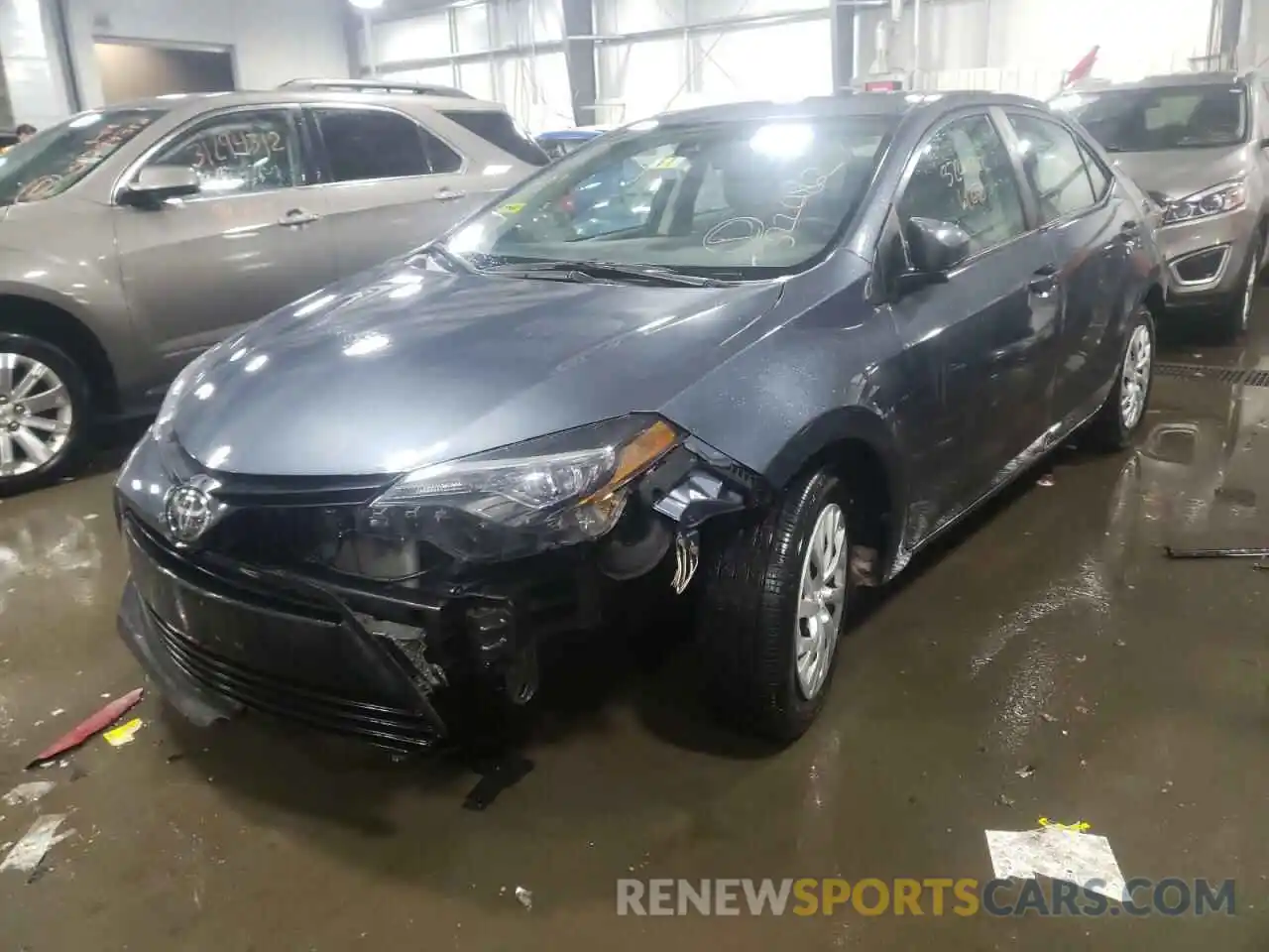 2 Photograph of a damaged car 2T1BURHE7KC240771 TOYOTA COROLLA 2019