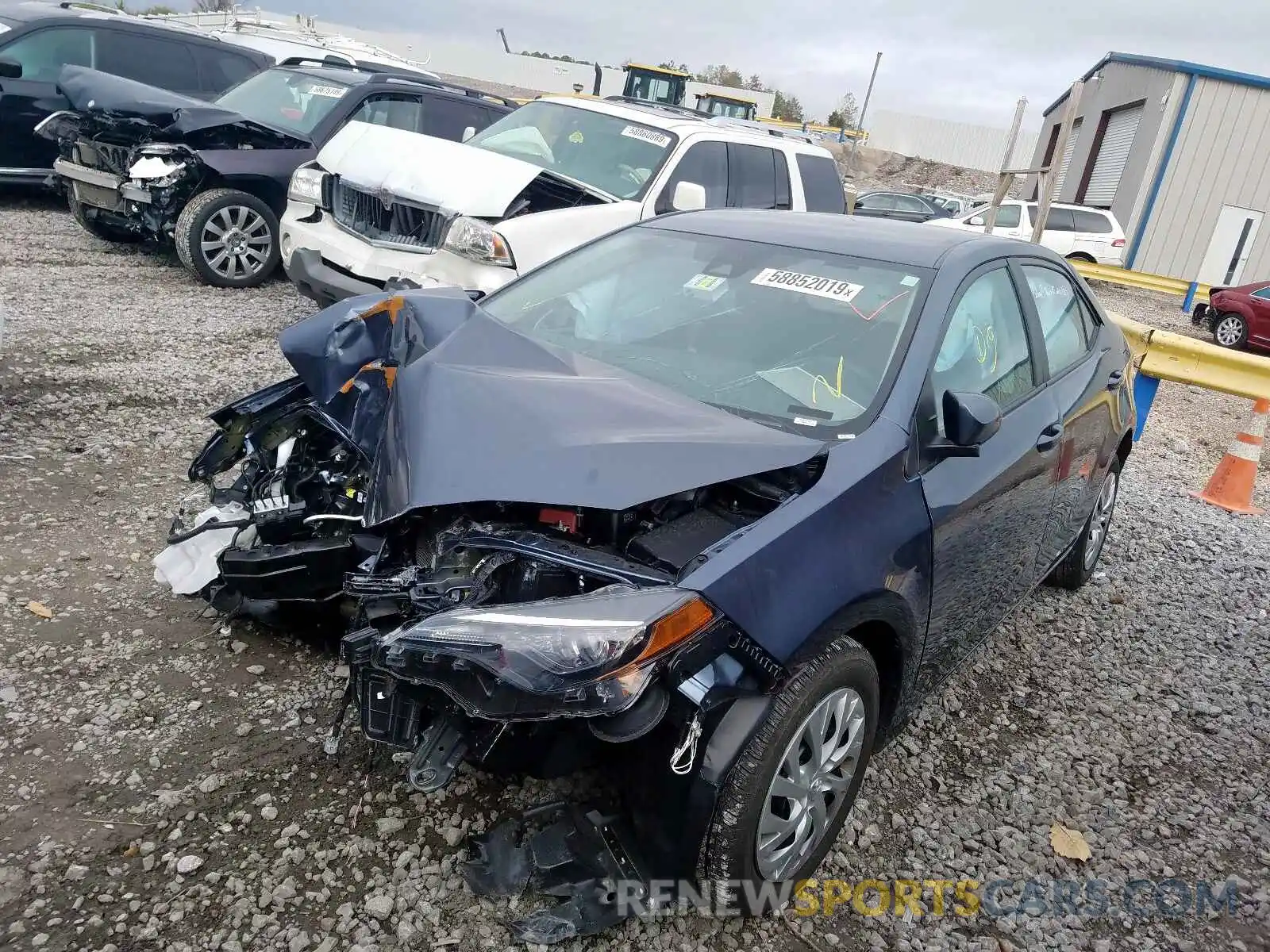 2 Photograph of a damaged car 2T1BURHE7KC240897 TOYOTA COROLLA 2019