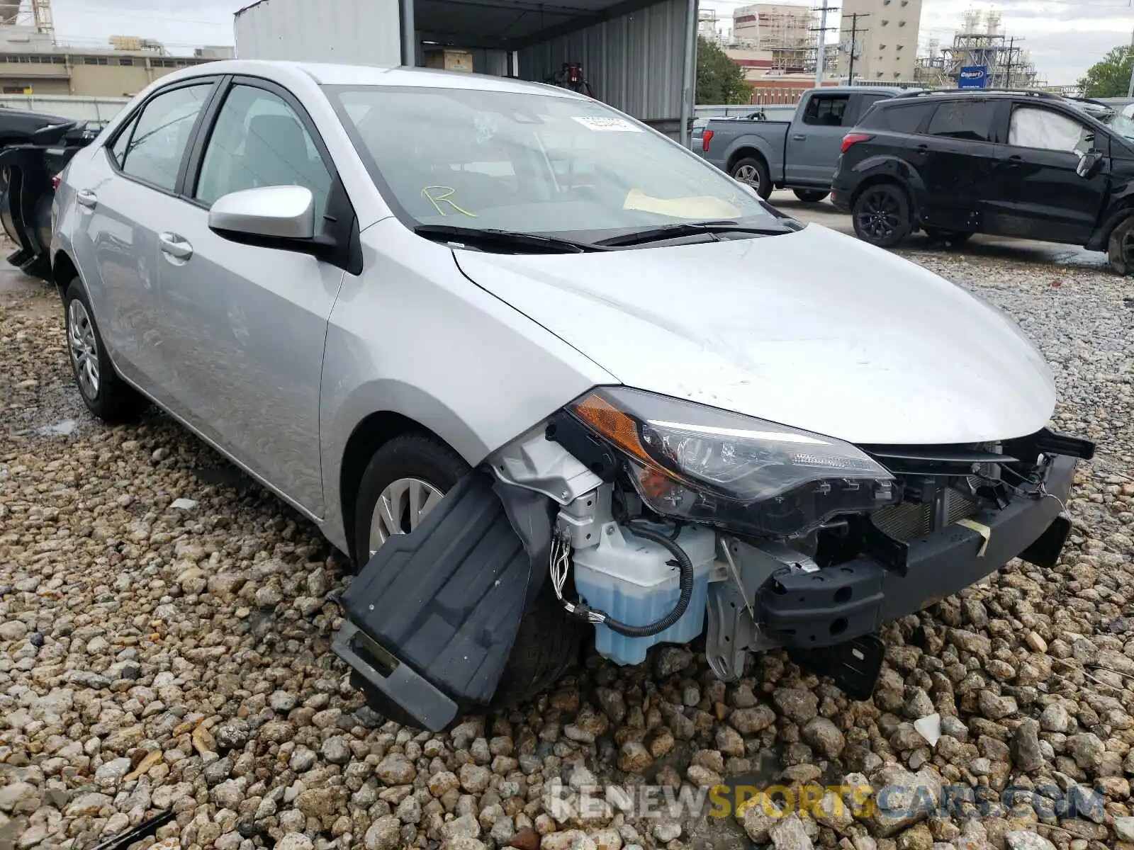 1 Photograph of a damaged car 2T1BURHE7KC240947 TOYOTA COROLLA 2019