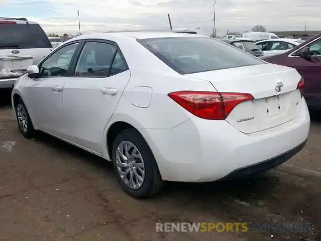 3 Photograph of a damaged car 2T1BURHE7KC241208 TOYOTA COROLLA 2019