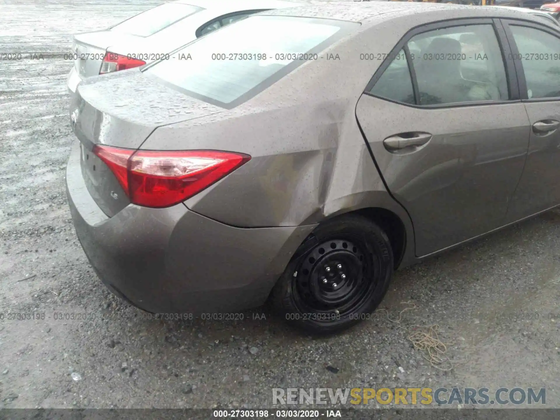 6 Photograph of a damaged car 2T1BURHE7KC241676 TOYOTA COROLLA 2019