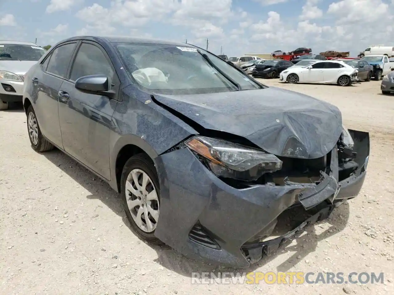 1 Photograph of a damaged car 2T1BURHE7KC241693 TOYOTA COROLLA 2019