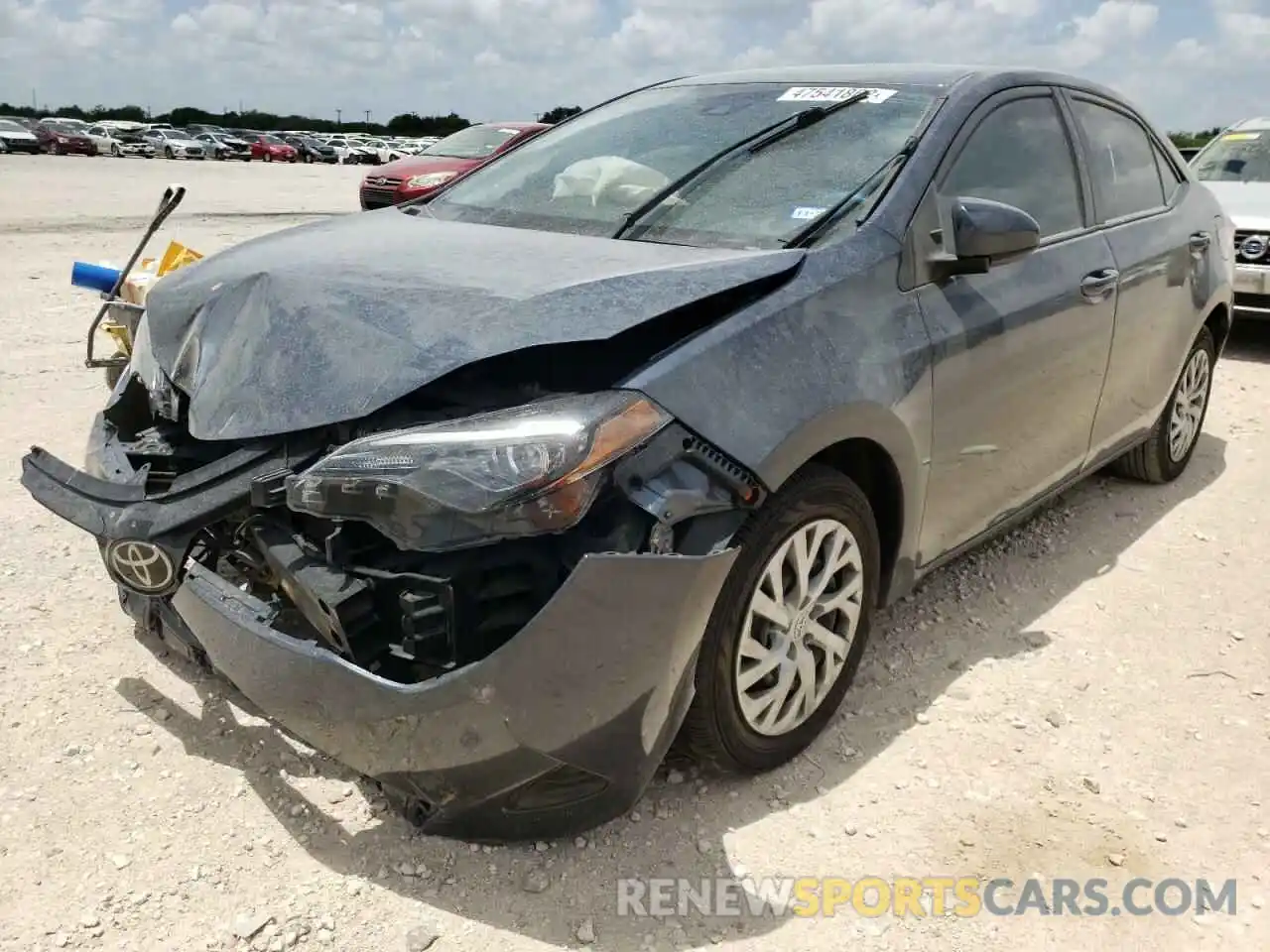 2 Photograph of a damaged car 2T1BURHE7KC241693 TOYOTA COROLLA 2019