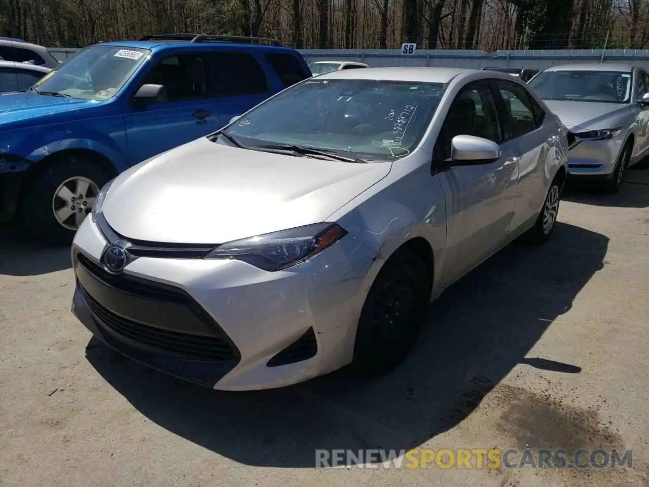 2 Photograph of a damaged car 2T1BURHE7KC241791 TOYOTA COROLLA 2019