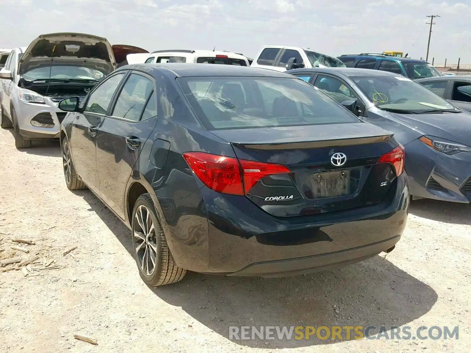 3 Photograph of a damaged car 2T1BURHE7KC241824 TOYOTA COROLLA 2019