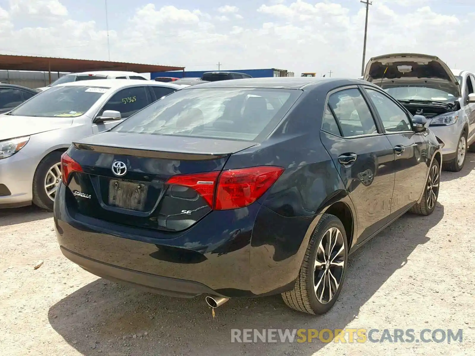 4 Photograph of a damaged car 2T1BURHE7KC241824 TOYOTA COROLLA 2019