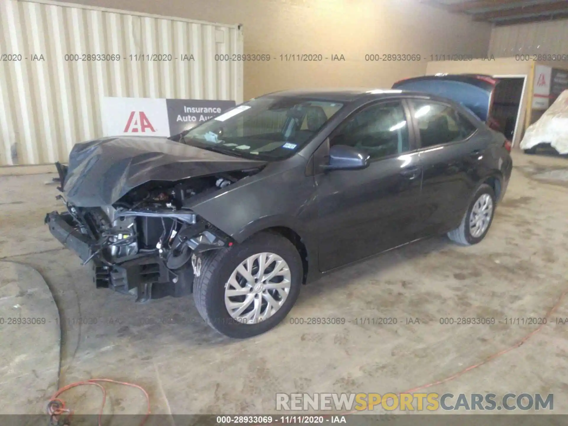 2 Photograph of a damaged car 2T1BURHE7KC242147 TOYOTA COROLLA 2019