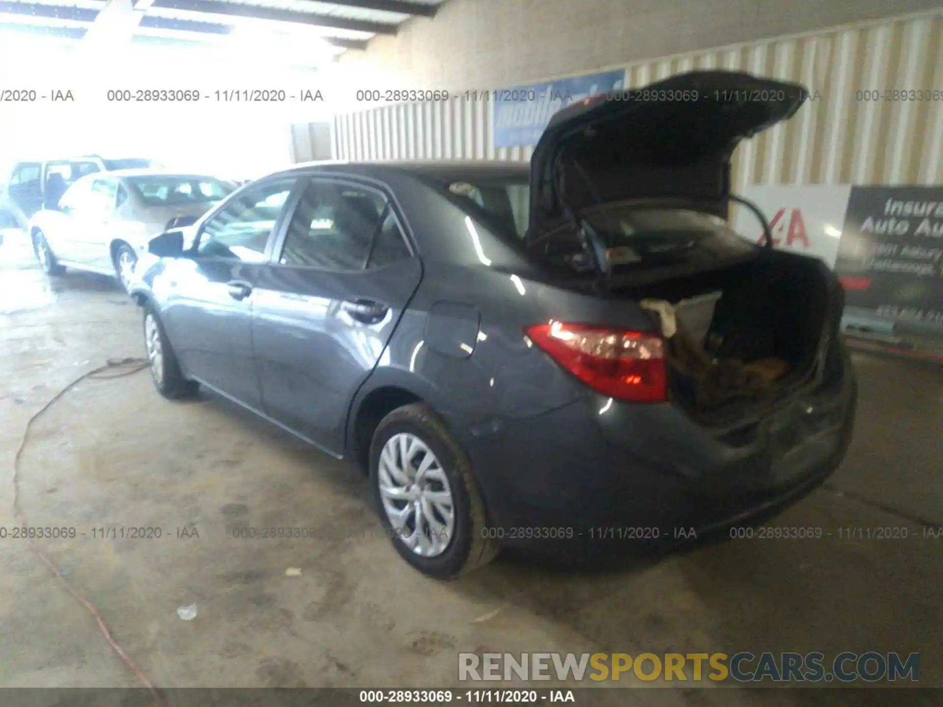 3 Photograph of a damaged car 2T1BURHE7KC242147 TOYOTA COROLLA 2019