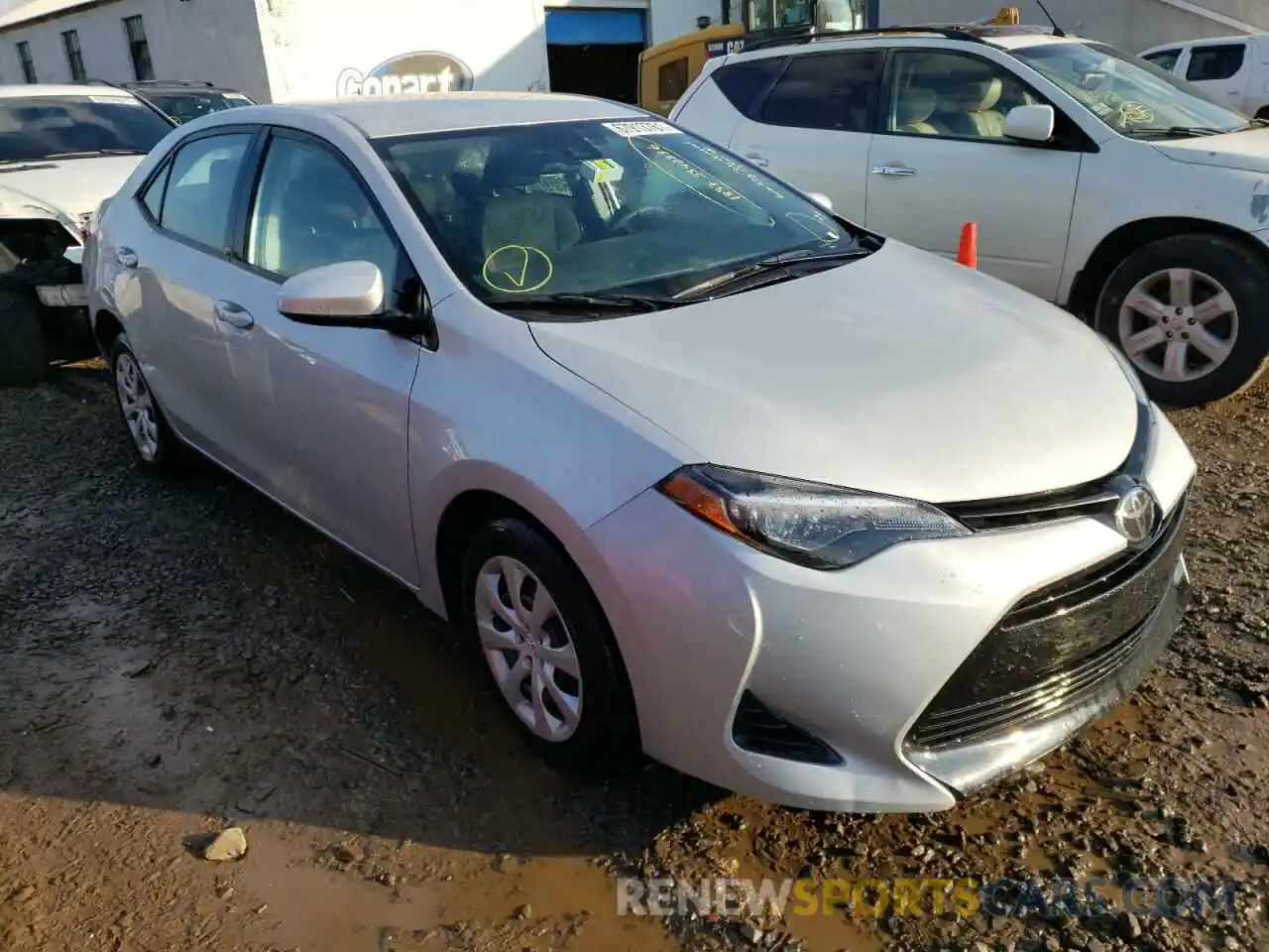 1 Photograph of a damaged car 2T1BURHE7KC242343 TOYOTA COROLLA 2019