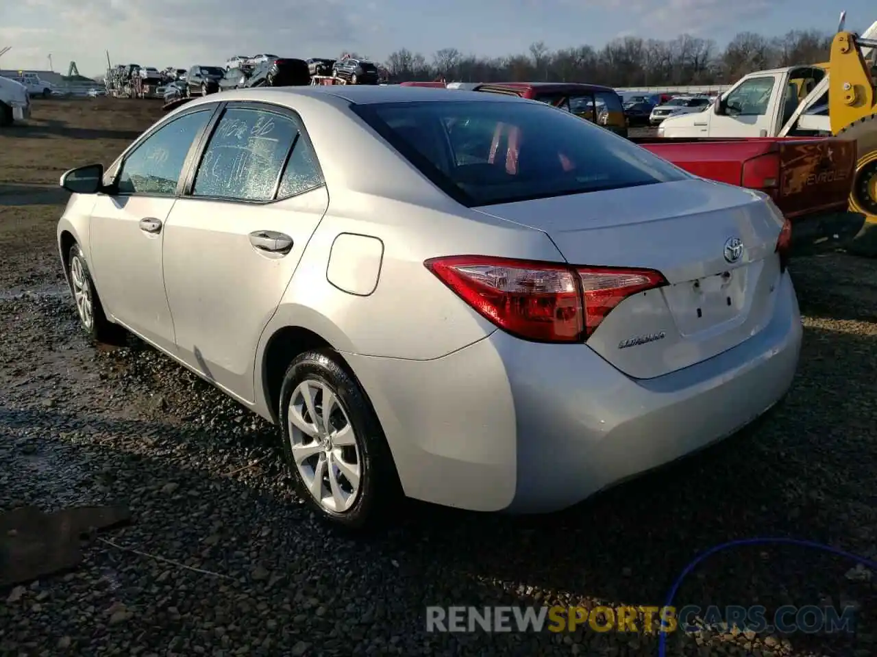 3 Photograph of a damaged car 2T1BURHE7KC242343 TOYOTA COROLLA 2019