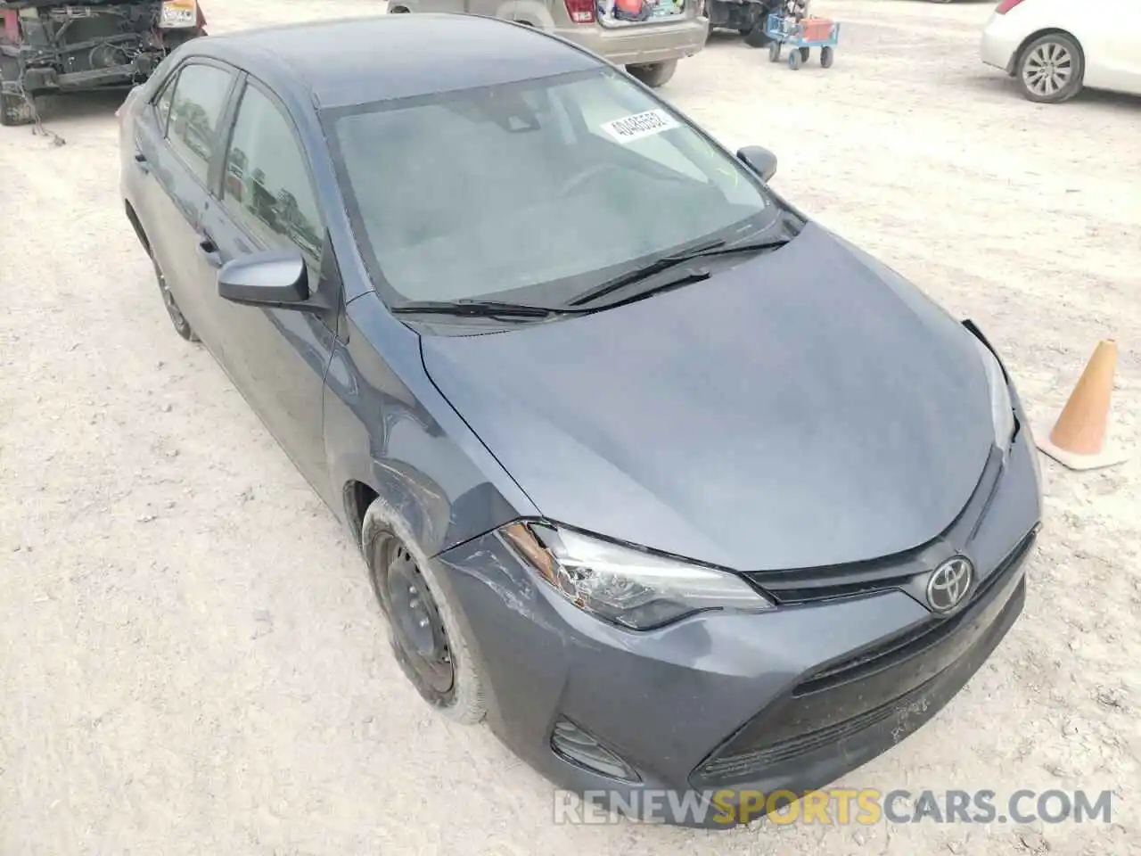 9 Photograph of a damaged car 2T1BURHE7KC242505 TOYOTA COROLLA 2019