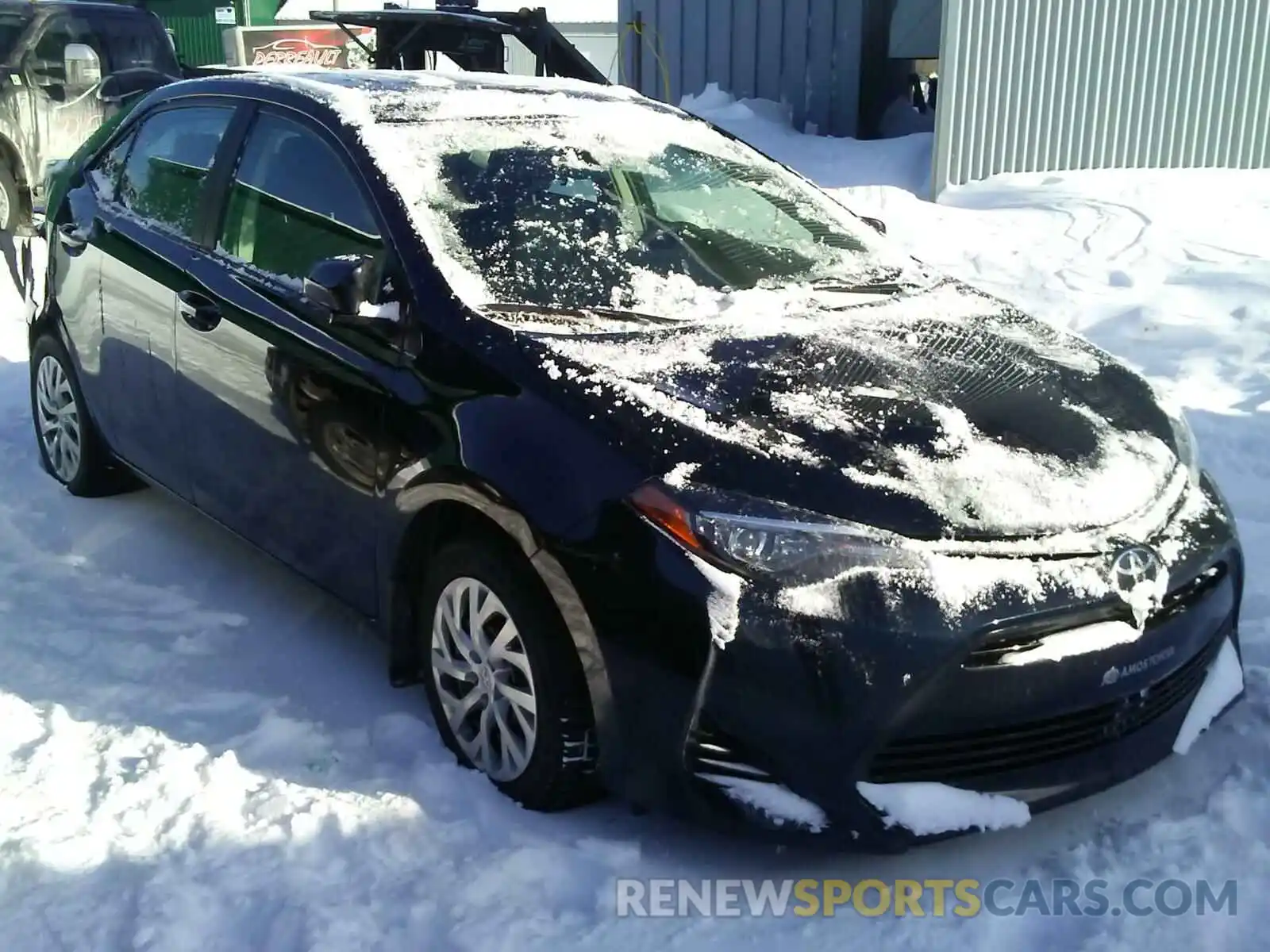 1 Photograph of a damaged car 2T1BURHE7KC242603 TOYOTA COROLLA 2019