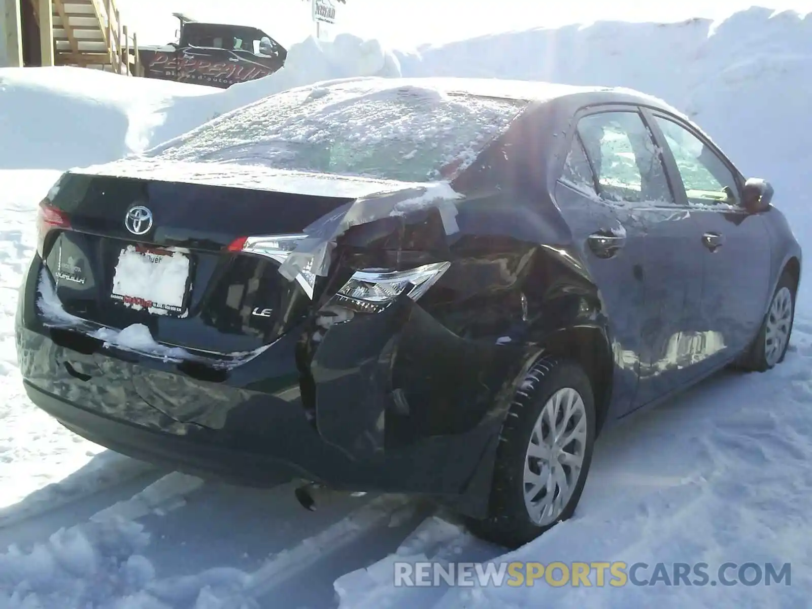 4 Photograph of a damaged car 2T1BURHE7KC242603 TOYOTA COROLLA 2019