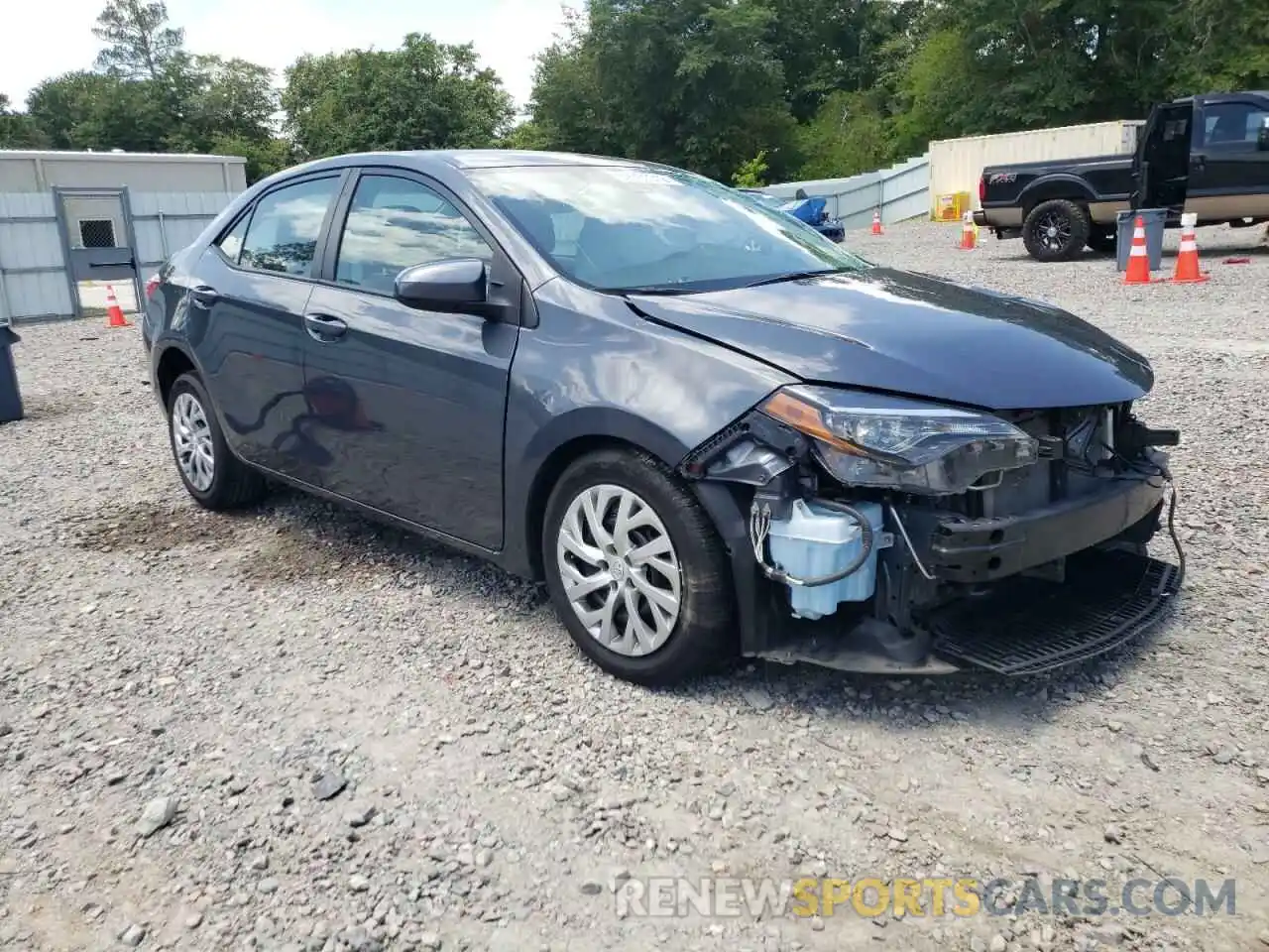 1 Photograph of a damaged car 2T1BURHE7KC243556 TOYOTA COROLLA 2019