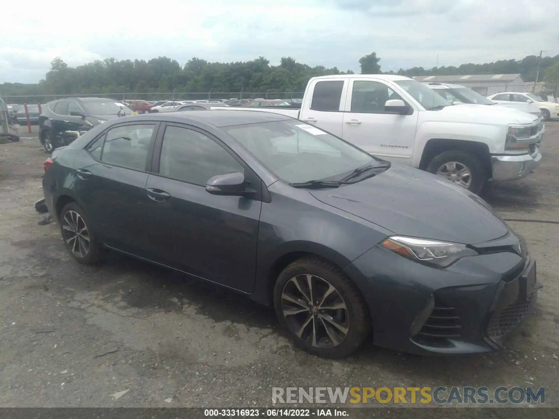 1 Photograph of a damaged car 2T1BURHE7KC243640 TOYOTA COROLLA 2019