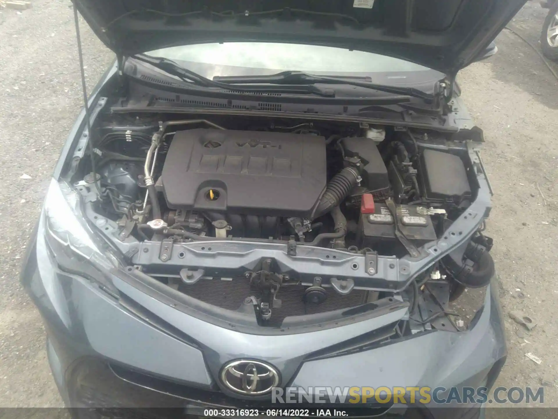 10 Photograph of a damaged car 2T1BURHE7KC243640 TOYOTA COROLLA 2019