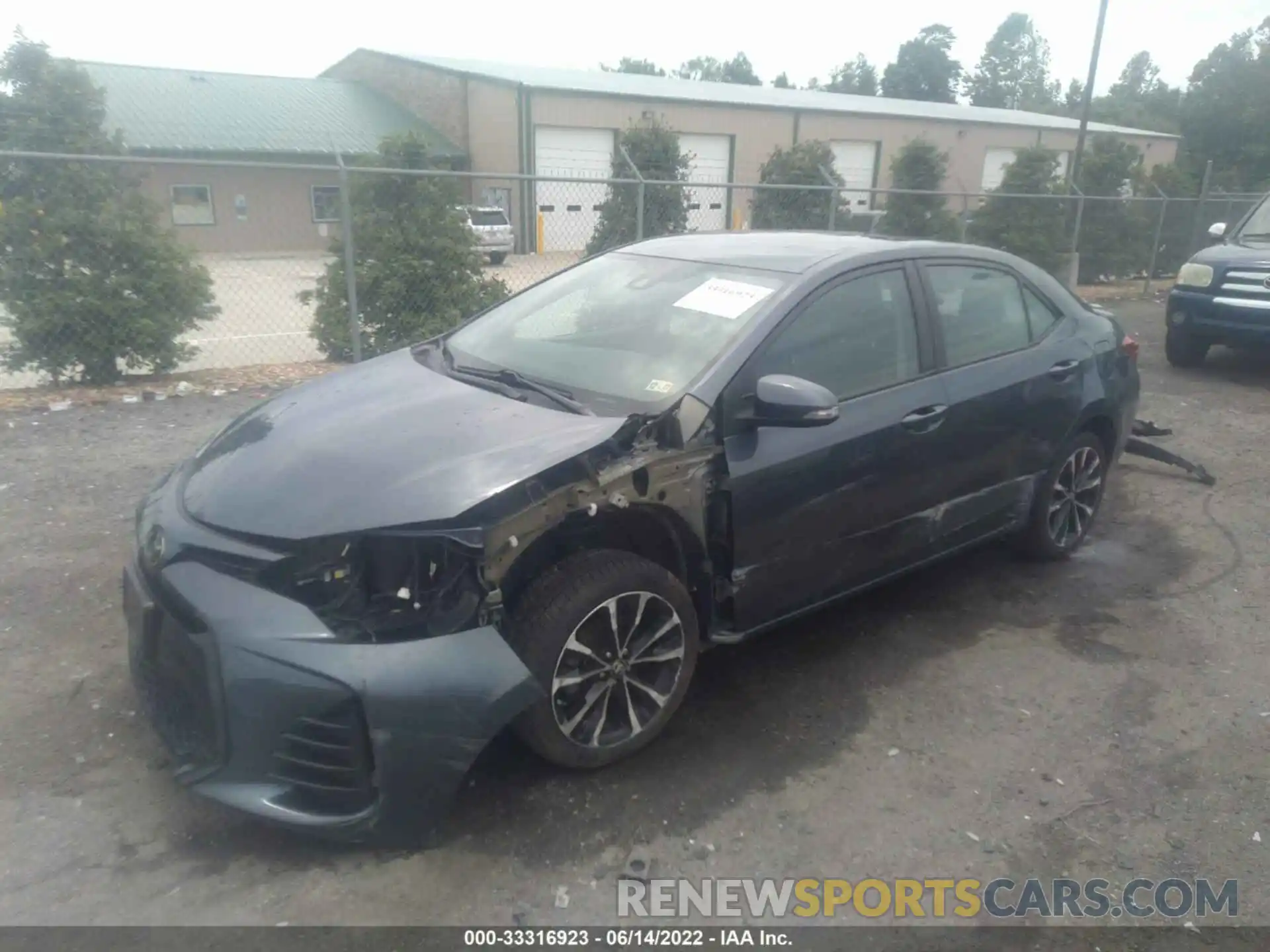 2 Photograph of a damaged car 2T1BURHE7KC243640 TOYOTA COROLLA 2019