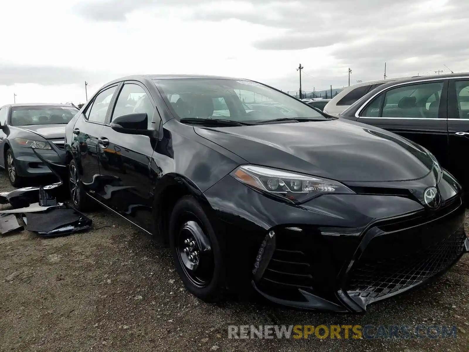 1 Photograph of a damaged car 2T1BURHE7KC244268 TOYOTA COROLLA 2019