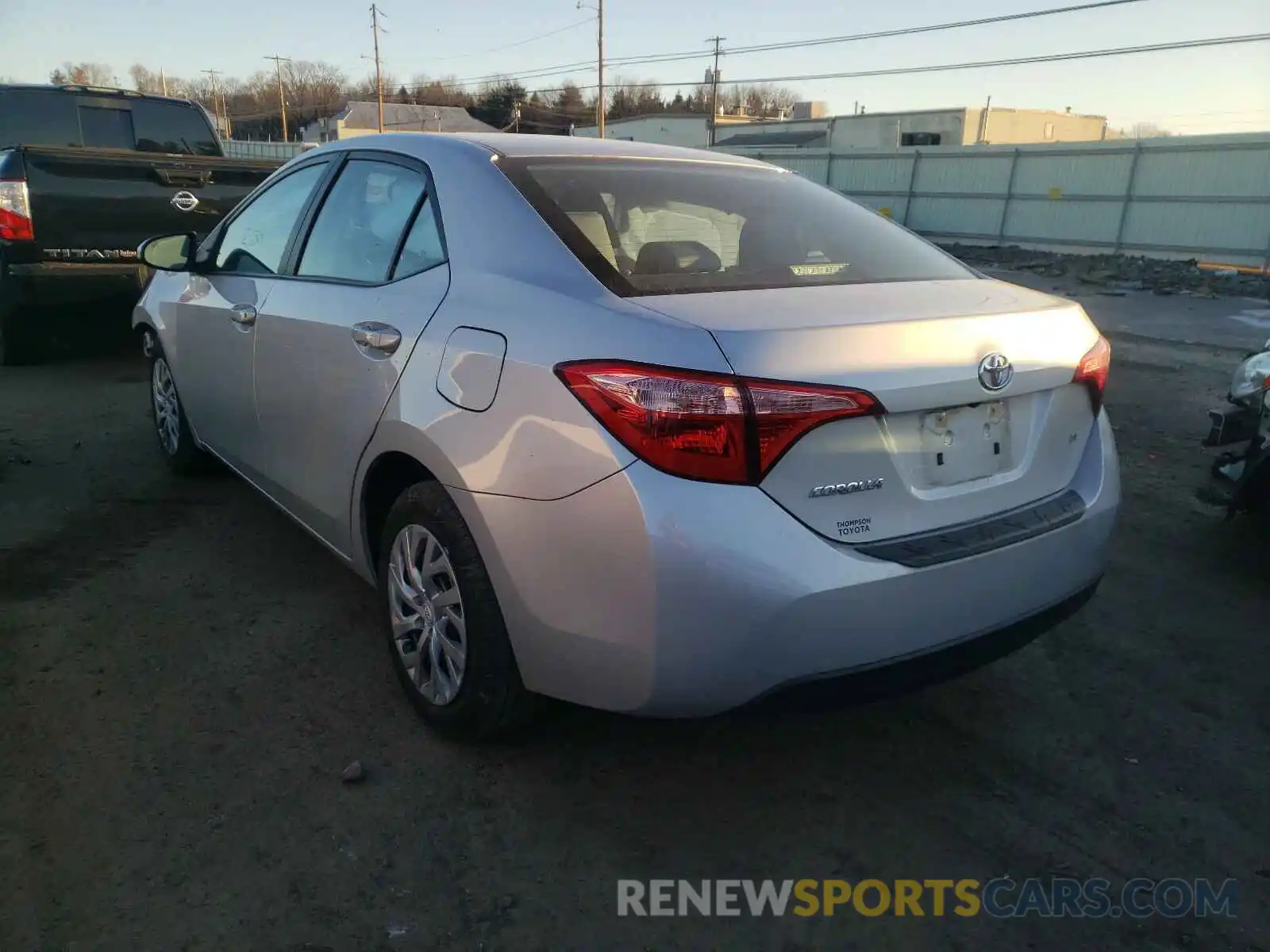 3 Photograph of a damaged car 2T1BURHE7KC244531 TOYOTA COROLLA 2019