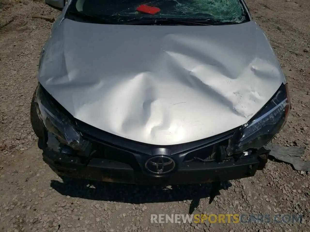 7 Photograph of a damaged car 2T1BURHE7KC244884 TOYOTA COROLLA 2019