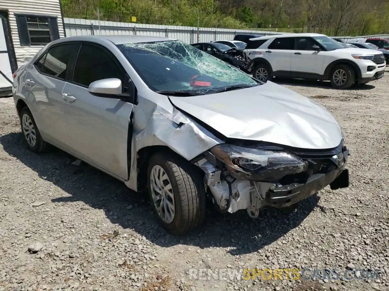 9 Photograph of a damaged car 2T1BURHE7KC244884 TOYOTA COROLLA 2019