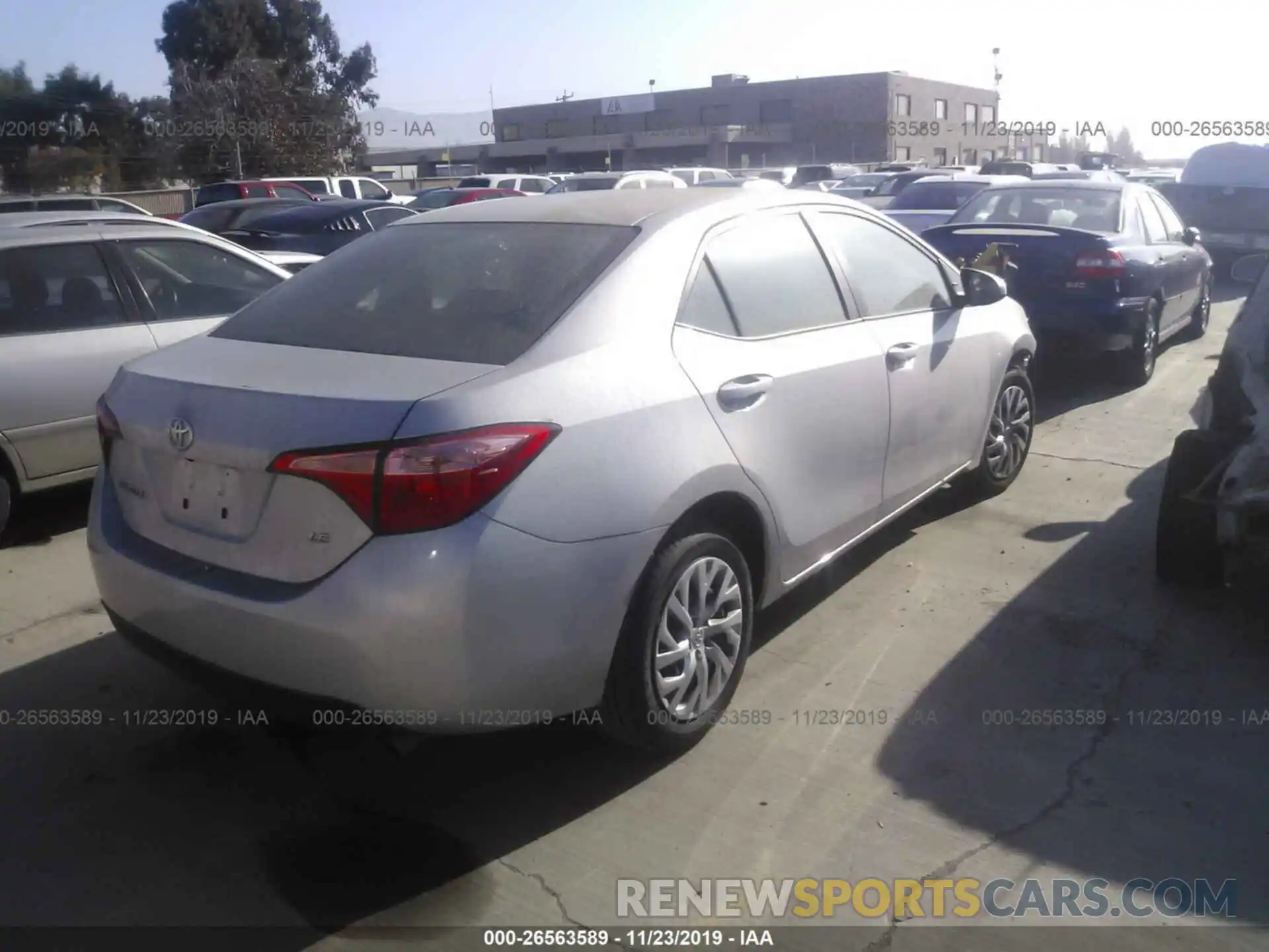 4 Photograph of a damaged car 2T1BURHE7KC245128 TOYOTA COROLLA 2019