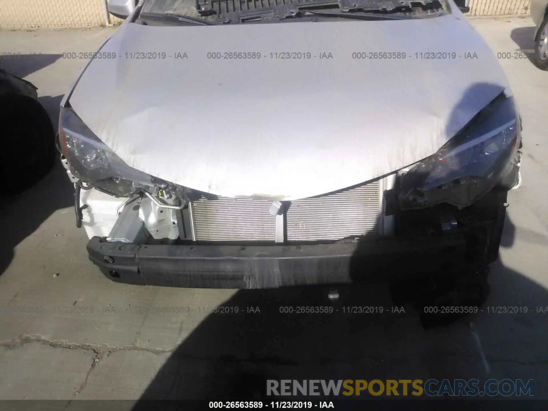 6 Photograph of a damaged car 2T1BURHE7KC245128 TOYOTA COROLLA 2019