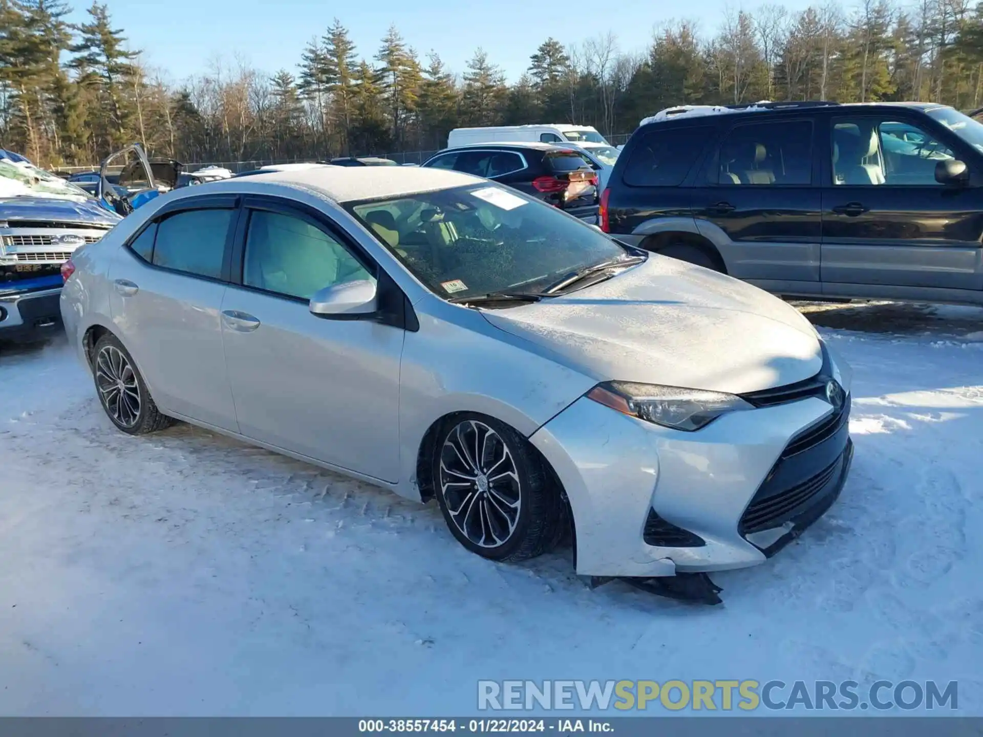 1 Photograph of a damaged car 2T1BURHE7KC245582 TOYOTA COROLLA 2019