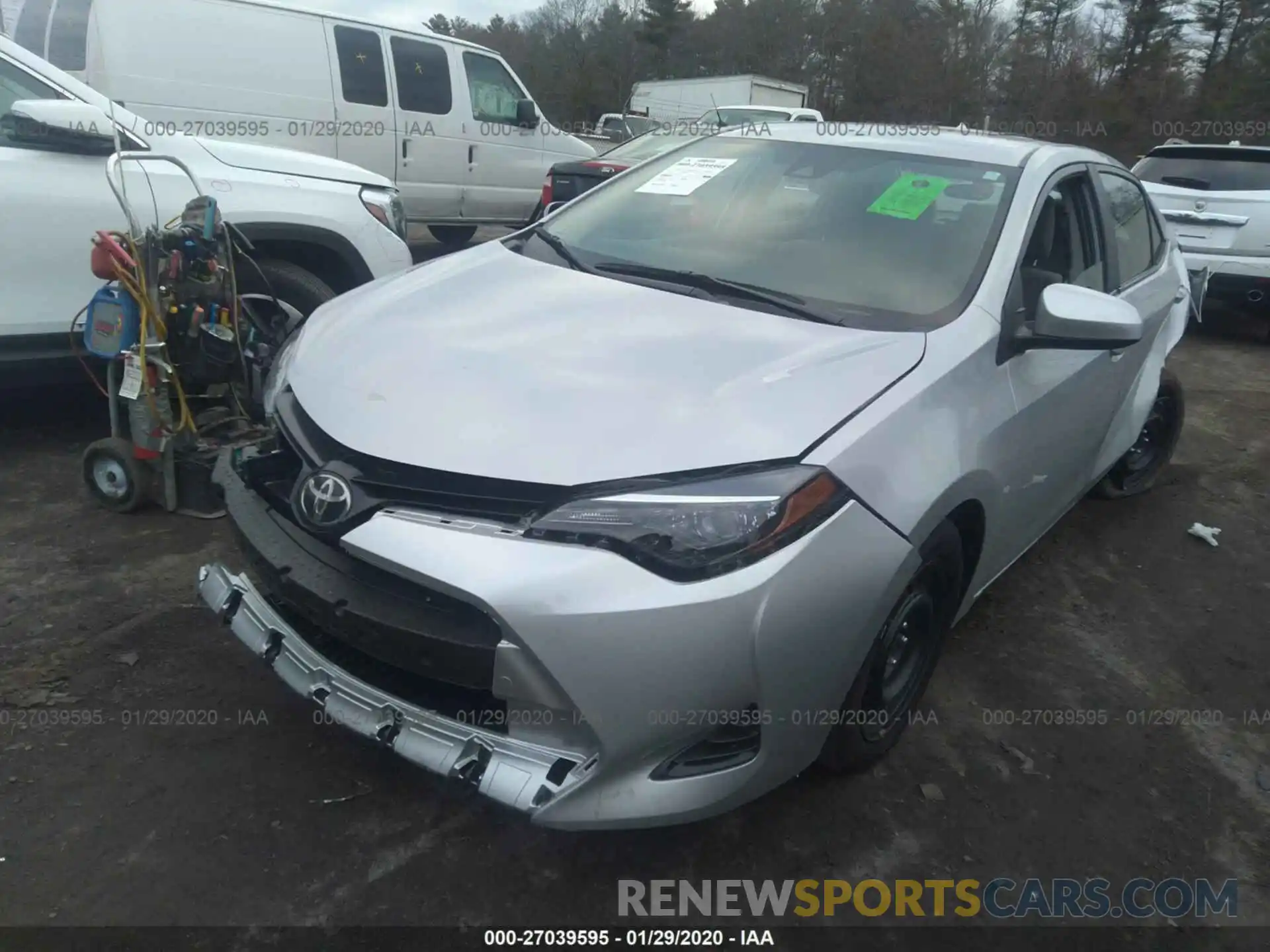 2 Photograph of a damaged car 2T1BURHE7KC245601 TOYOTA COROLLA 2019